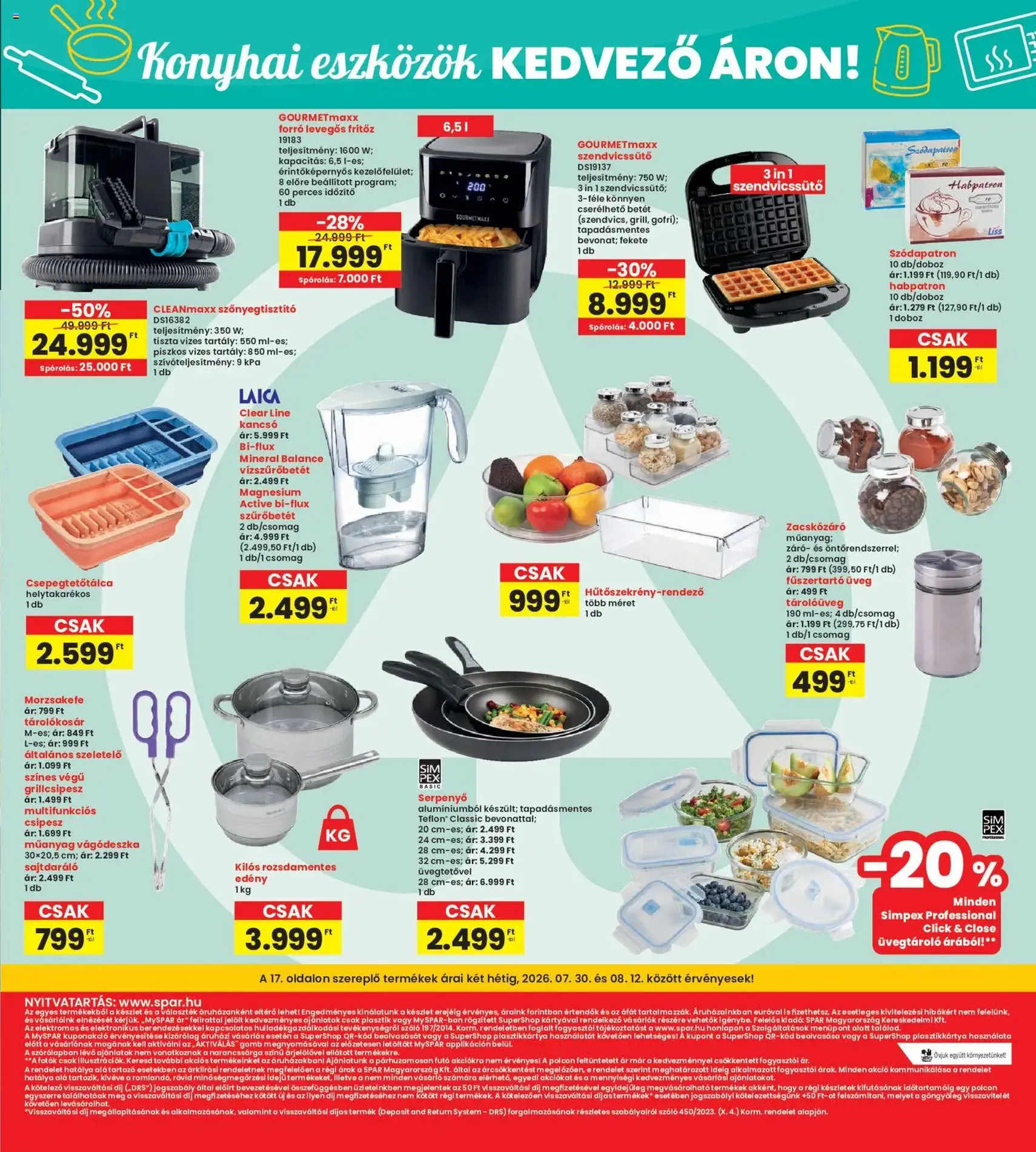 Interspar akciós újság - 2026.07.30. érvényes szórólap 17 oldal 19 oldalból