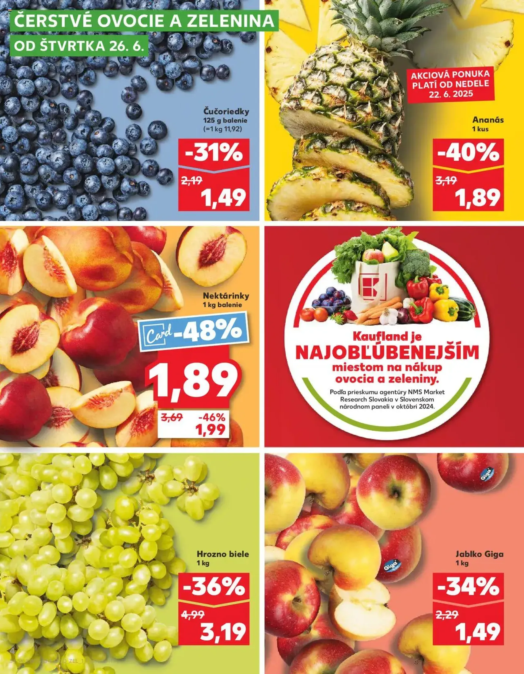 Kaufland SK - Bratislava-Dúbravka - 2025.06.26. érvényes szórólap 4 oldal 76 oldalból Kaufland SK - Bratislava-Dúbravka - 2025.06.26. érvényes szórólap 4 oldal 76 oldalból