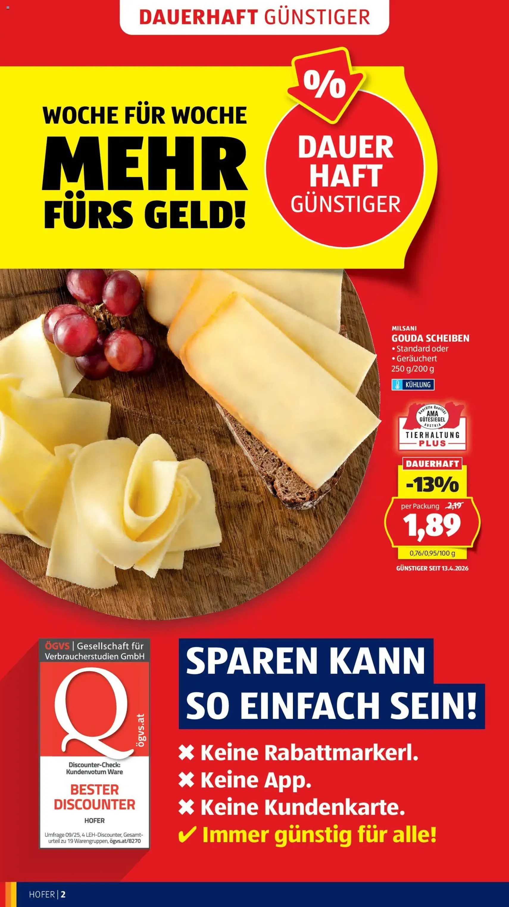 Hofer Flugblatt - Gültiger Prospekt ab 20.04.2026, Seite 4 von insgesamt 45