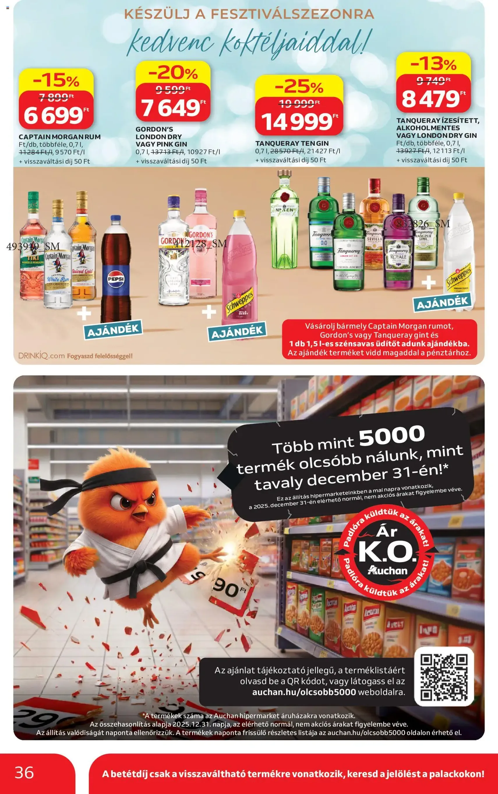 Auchan akciós újság - 2026.07.16. érvényes szórólap 36 oldal 56 oldalból