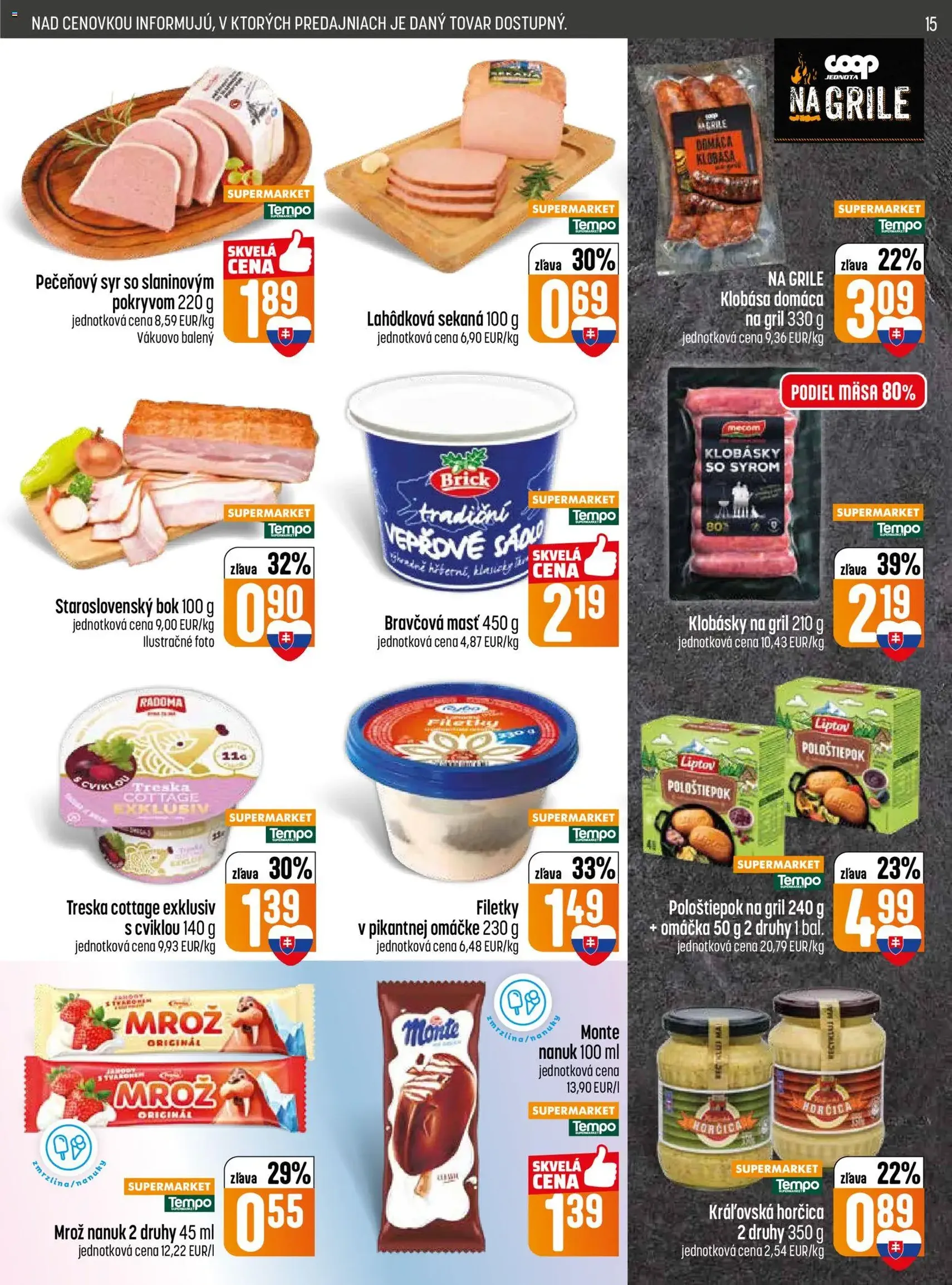 COOP Jednota leták - platný leták od 14.05.2026 strana 15 z 28