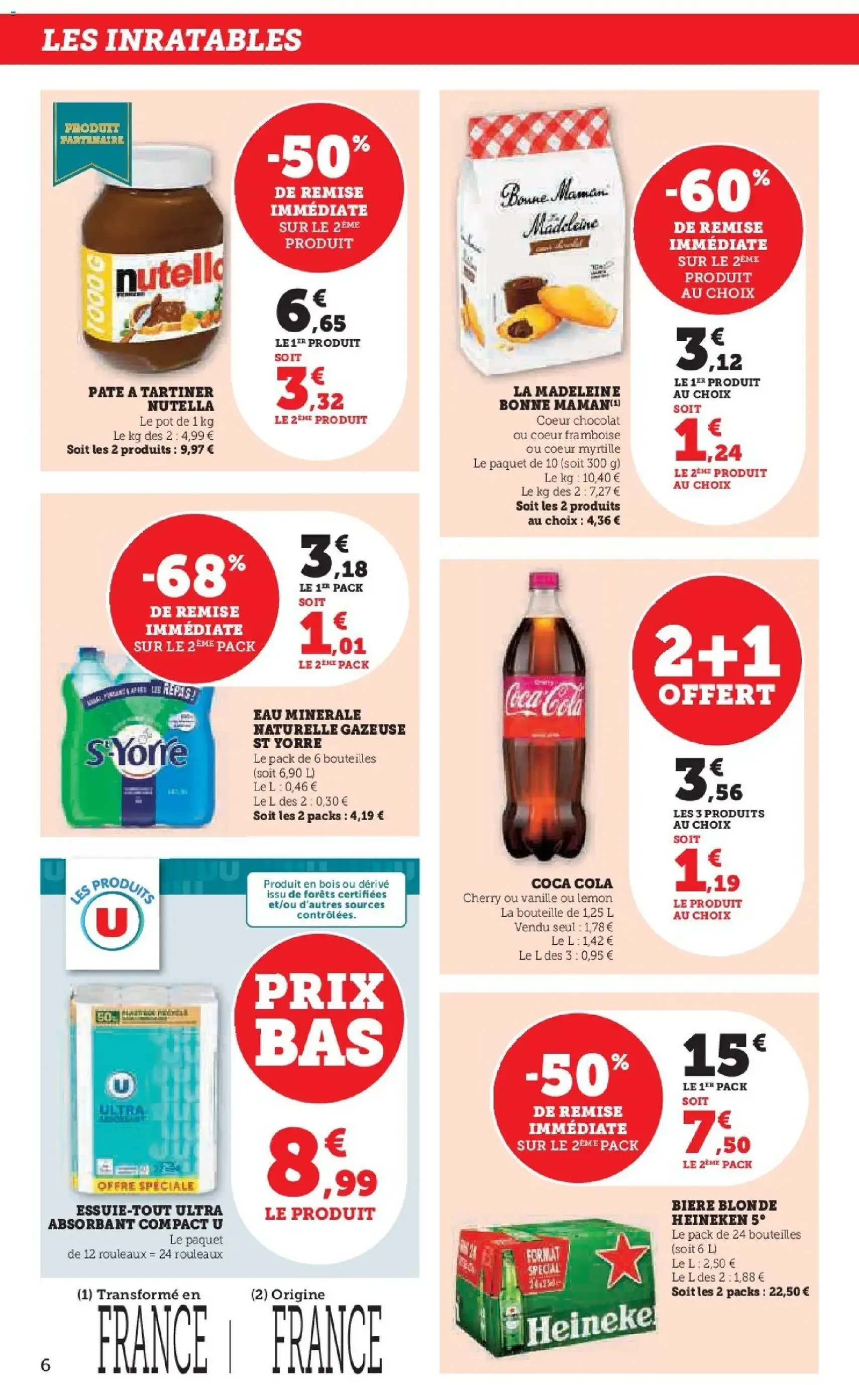 Super U - Les prix bas de la semaine - brochure valable à partir du 02/12/2025, page 6 sur 40