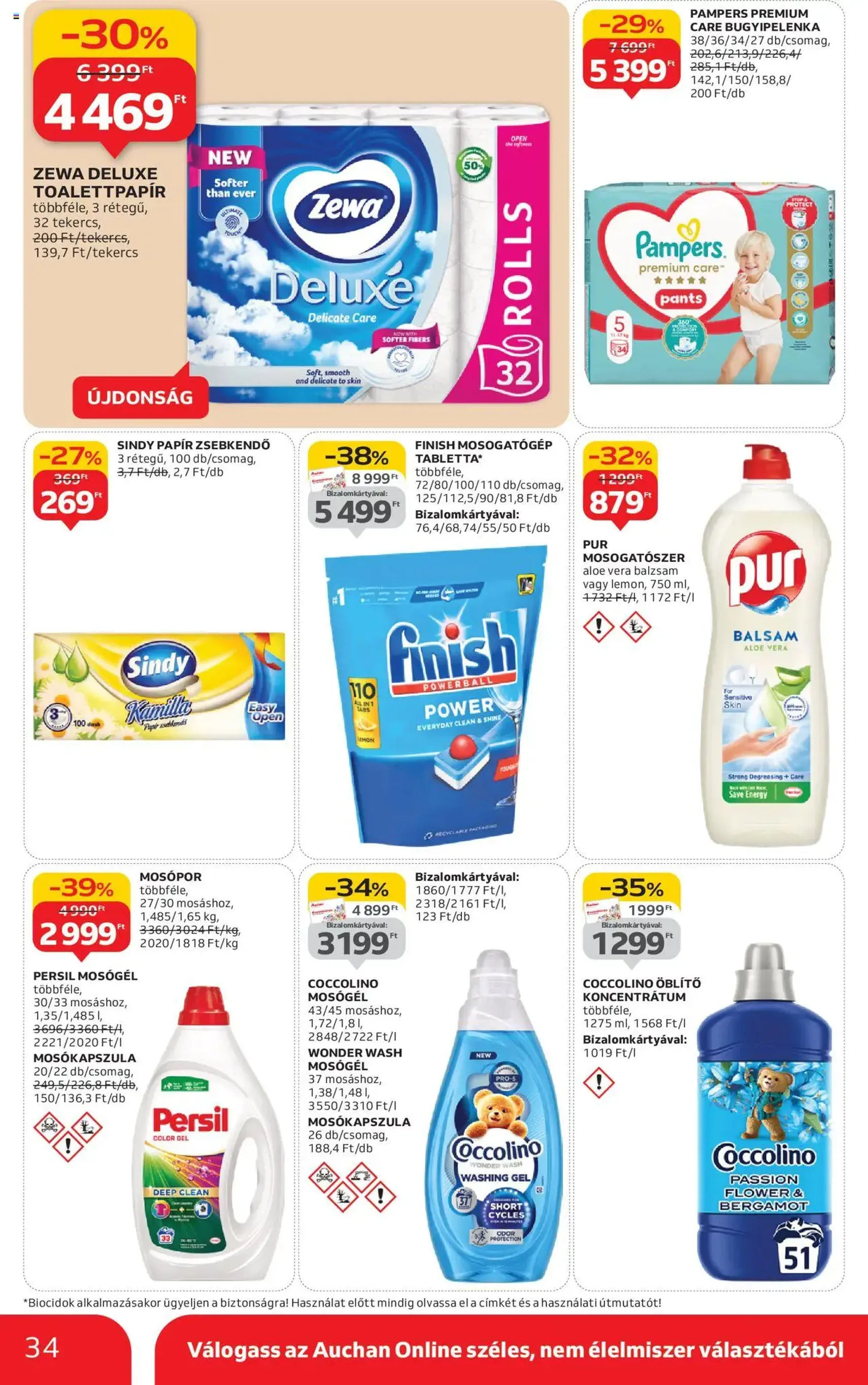 Auchan Akciós újság - 2025.10.24. érvényes szórólap 34 oldal 52 oldalból Auchan Akciós újság - 2025.10.24. érvényes szórólap 34 oldal 52 oldalból