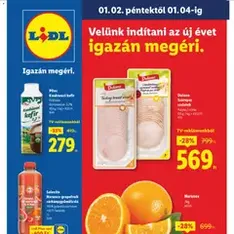 Lidl Akciós újság - szórólap előnézete érvényes 2026.01.02. -tól
