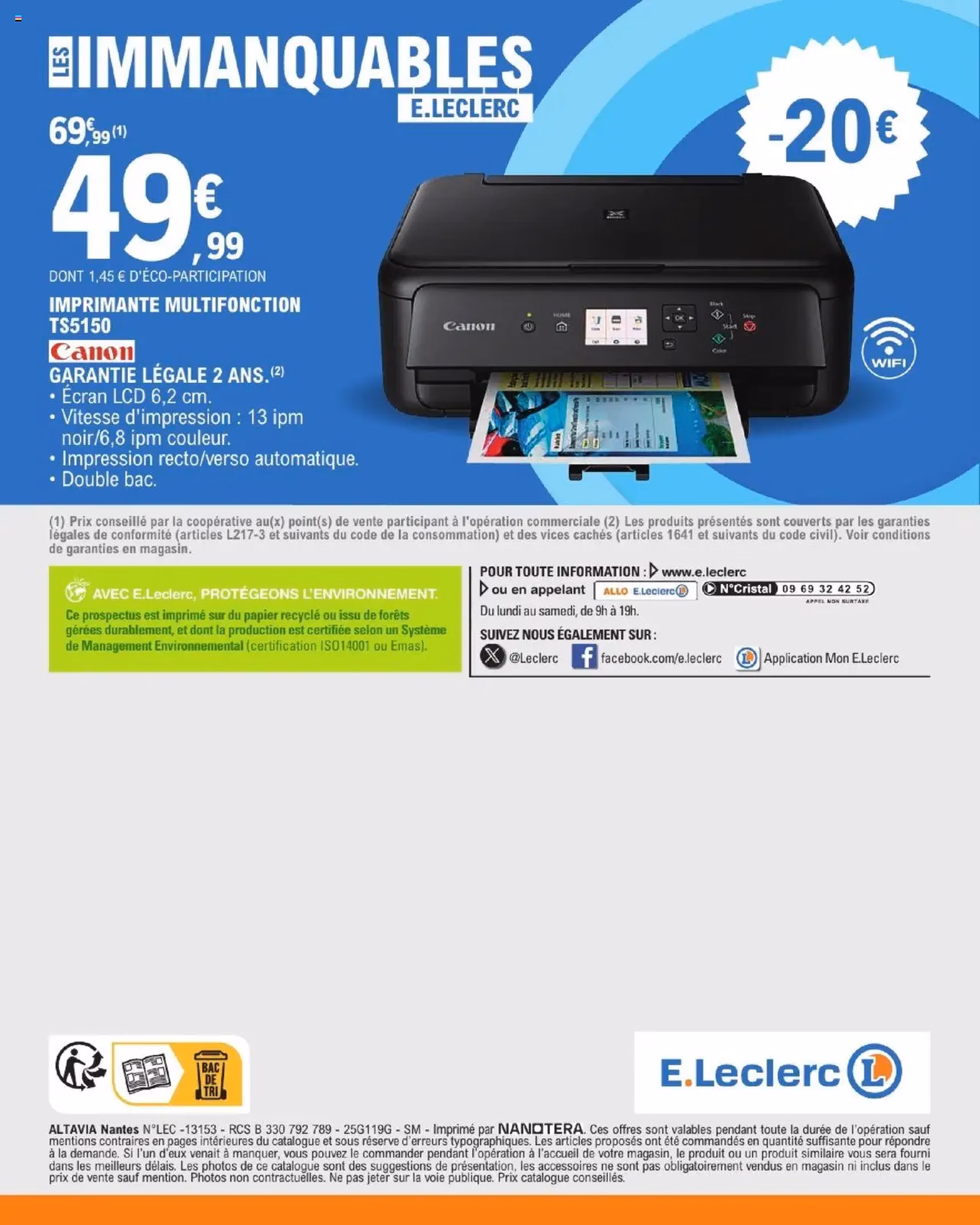 E.Leclerc catalogue semaine 39 - brochure valable à partir du 23/09/2025, page 32 sur 32 E.Leclerc catalogue semaine 39 - brochure valable à partir du 23/09/2025, page 32 sur 32