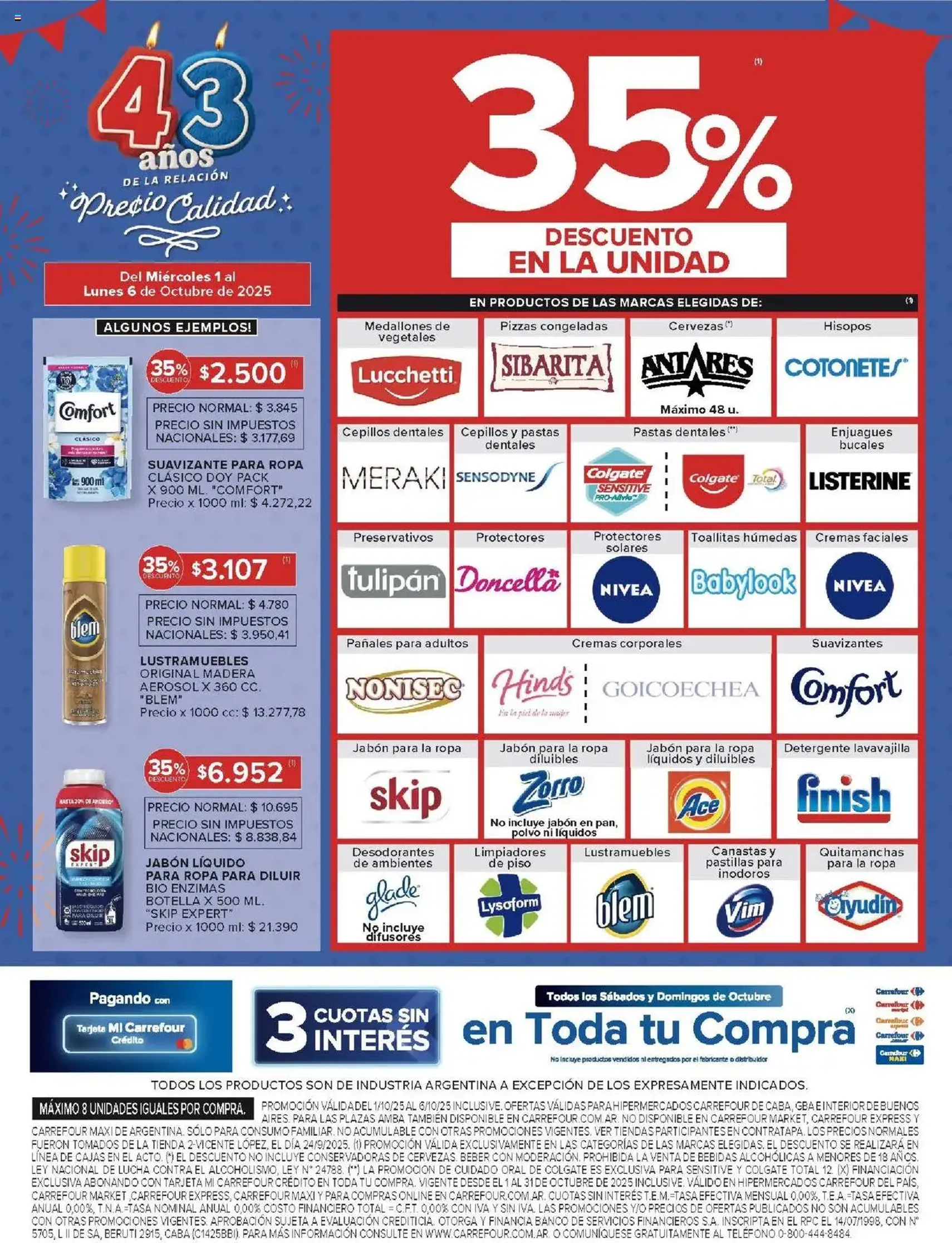 Carrefour ofertas - folleto válido desde 01/10/2025 página 10 de 59 Carrefour ofertas - folleto válido desde 01/10/2025 página 10 de 59
