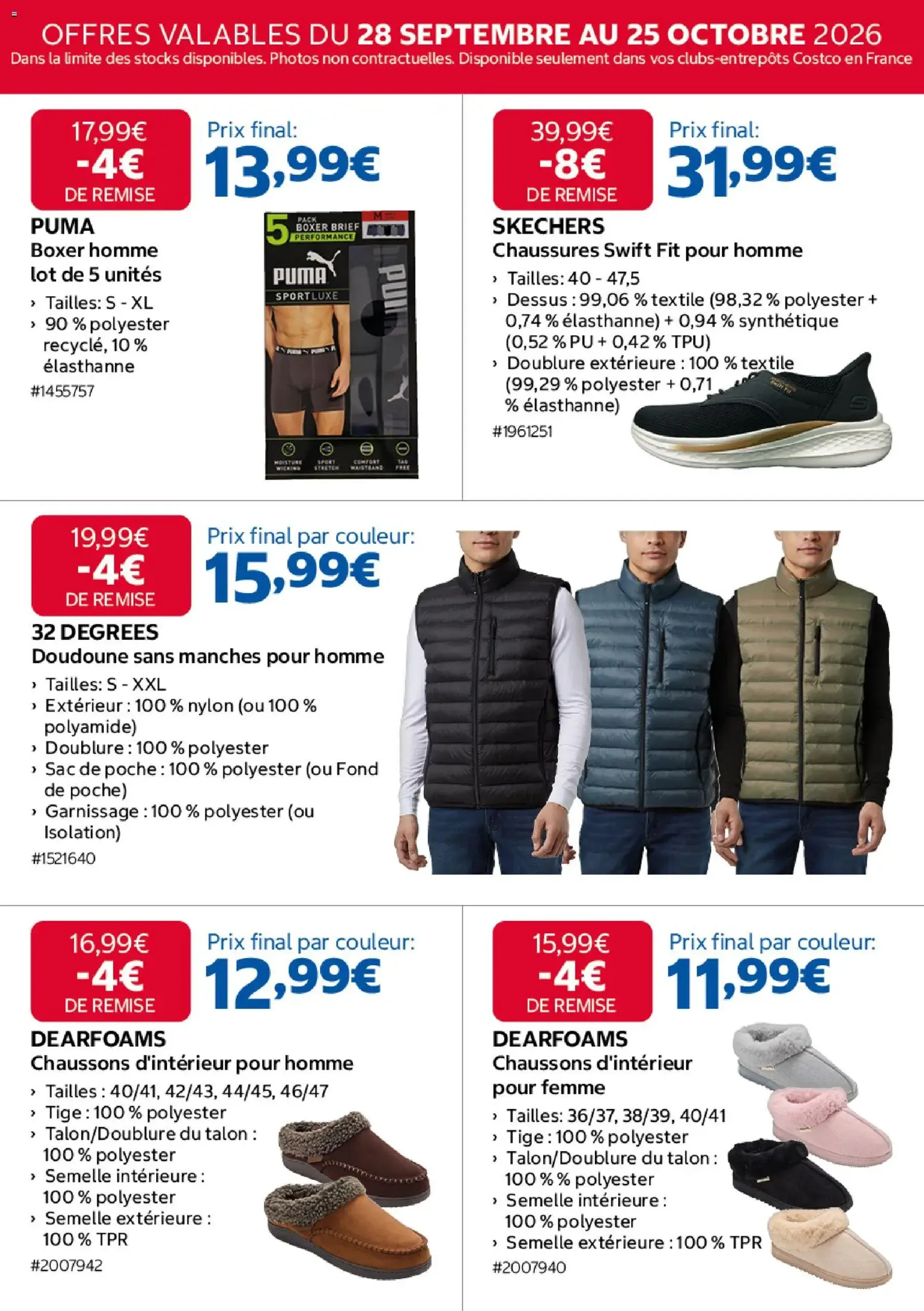 Costco catalogue - brochure valable à partir du 28/09/2026, page 4 sur 20