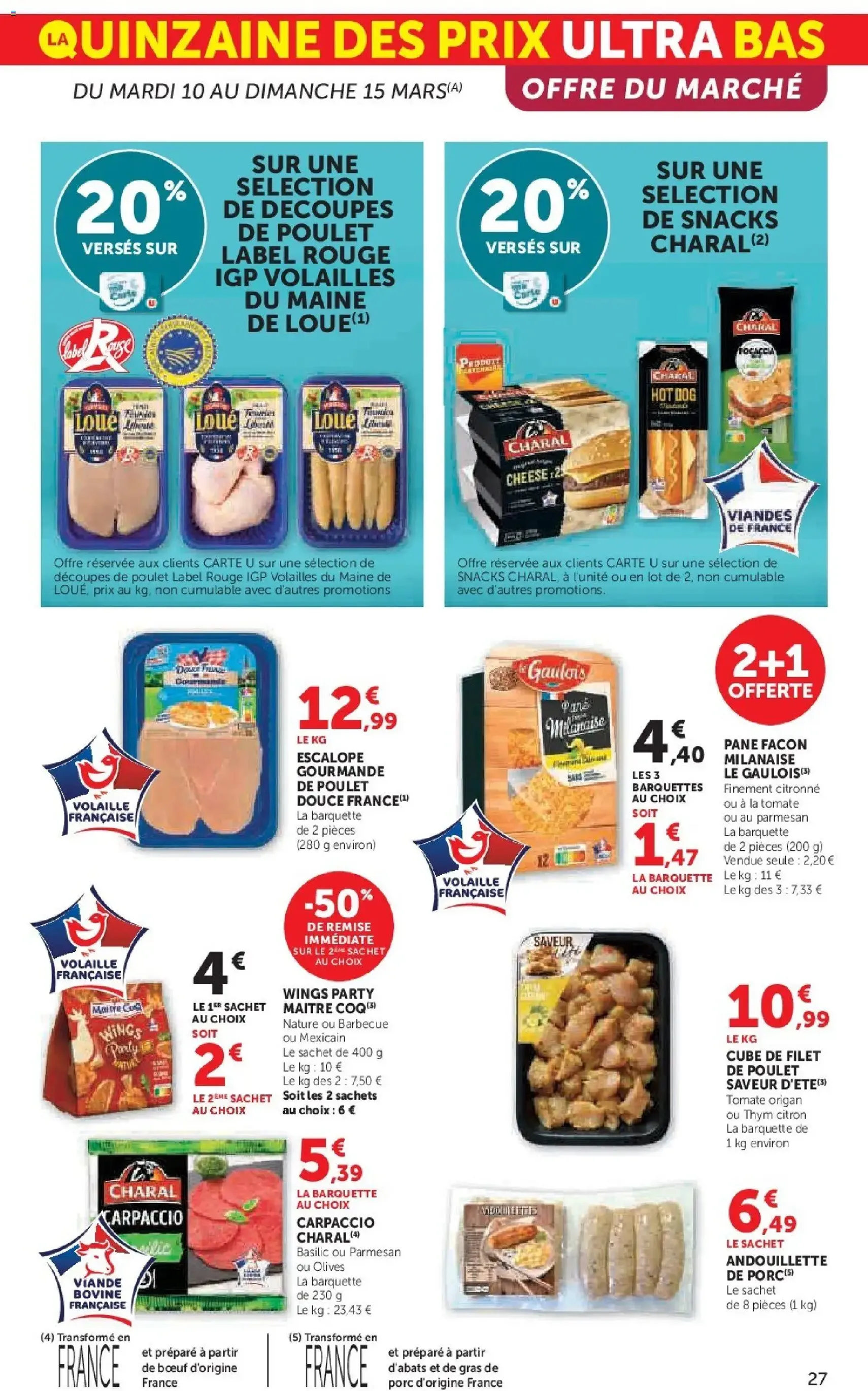 Super U catalogue - brochure valable à partir du 10/03/2026, page 27 sur 40