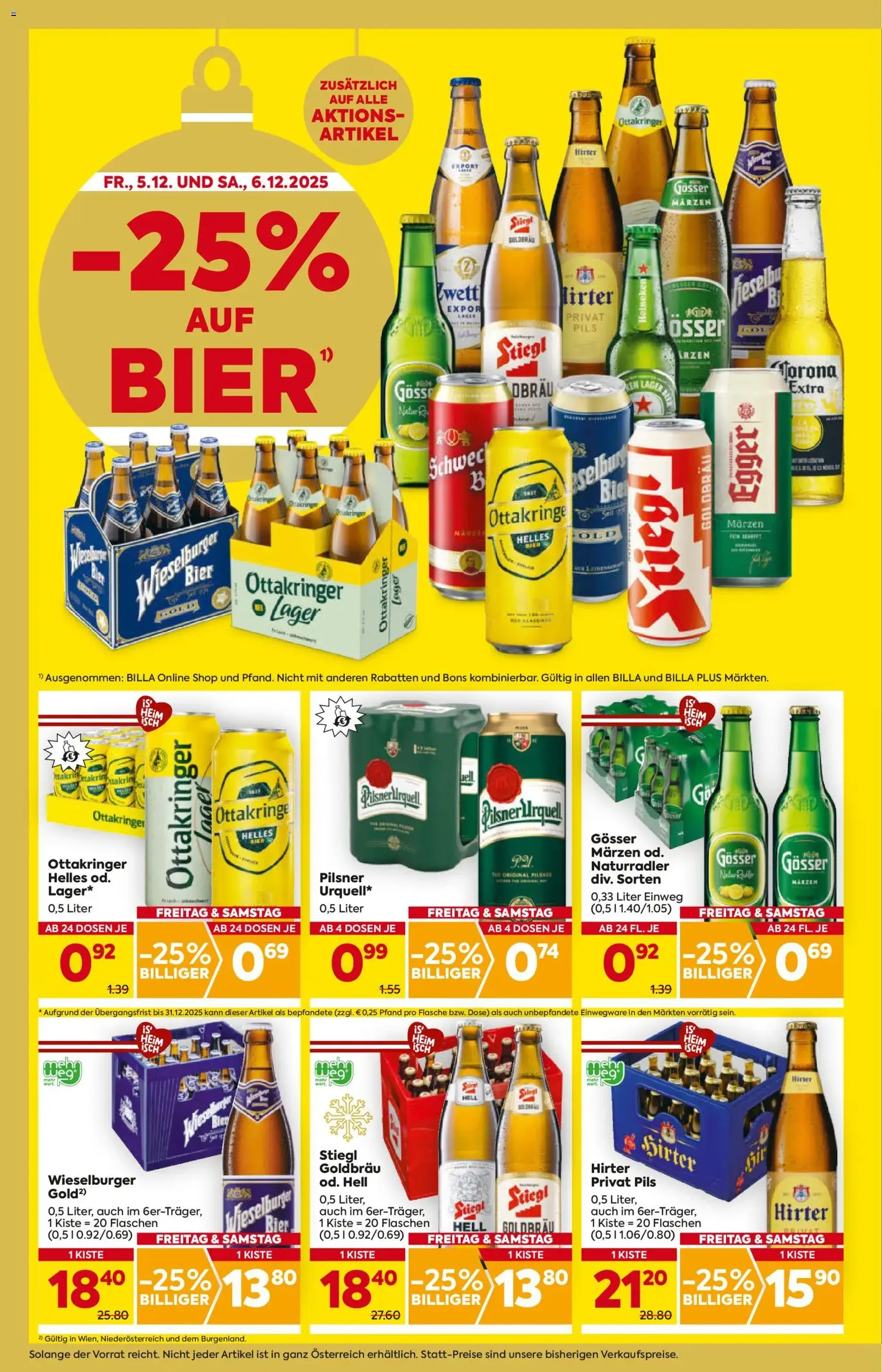 Billa Flugblatt - Gültiger Prospekt ab 04.12.2025, Seite 2 von insgesamt 20