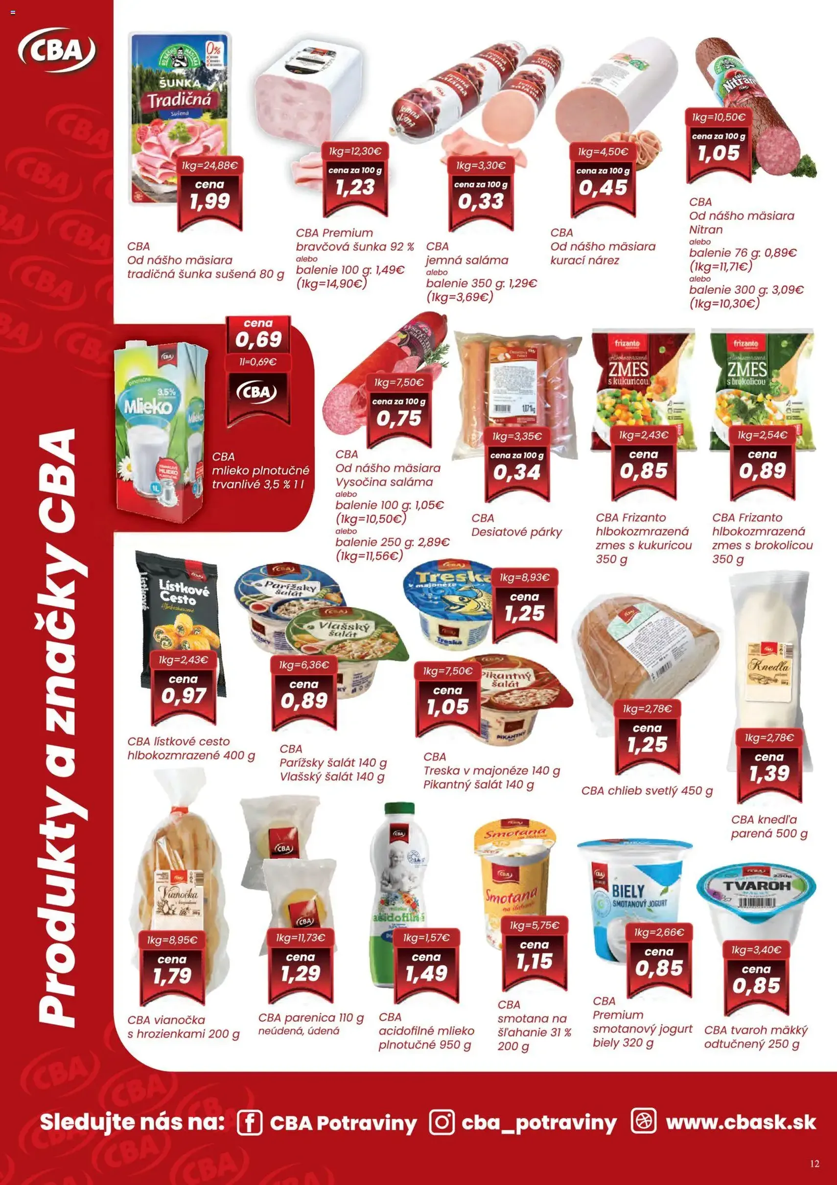 CBA Komfos leták - platný leták od 01.04.2026 strana 12 z 24