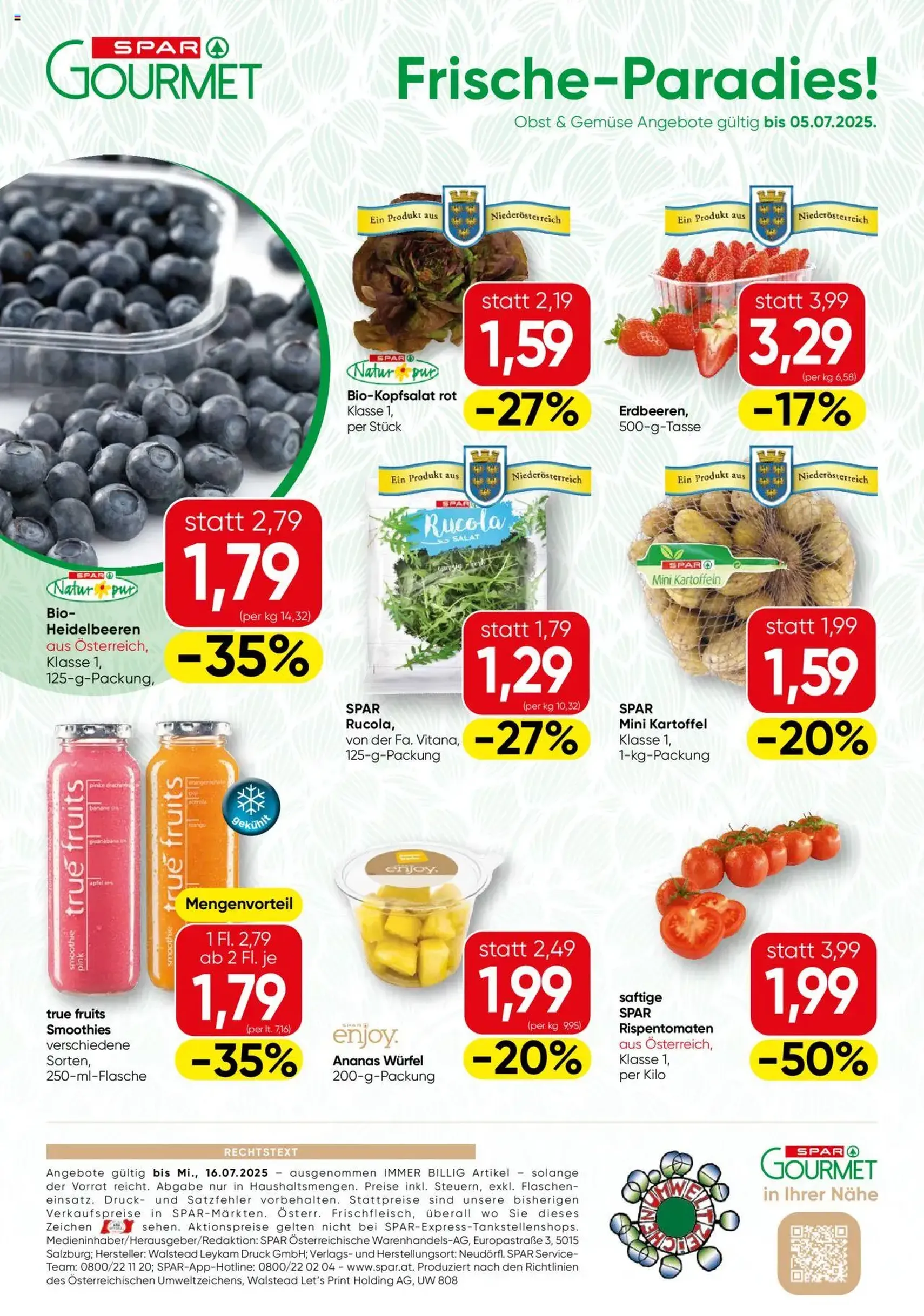 SPAR Gourmet Flugblatt - Gültiger Prospekt ab 03.07.2025, Seite 12 von insgesamt 12