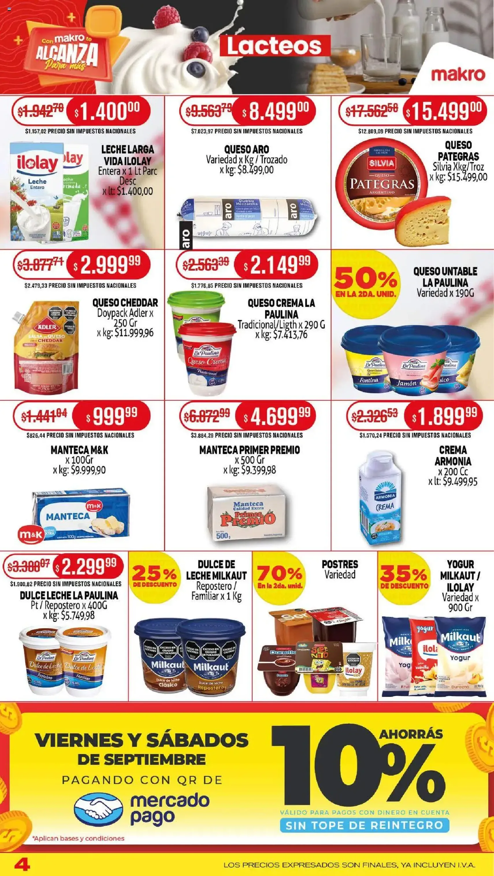 Makro ofertas - folleto válido desde 04/09/2025 página 4 de 19