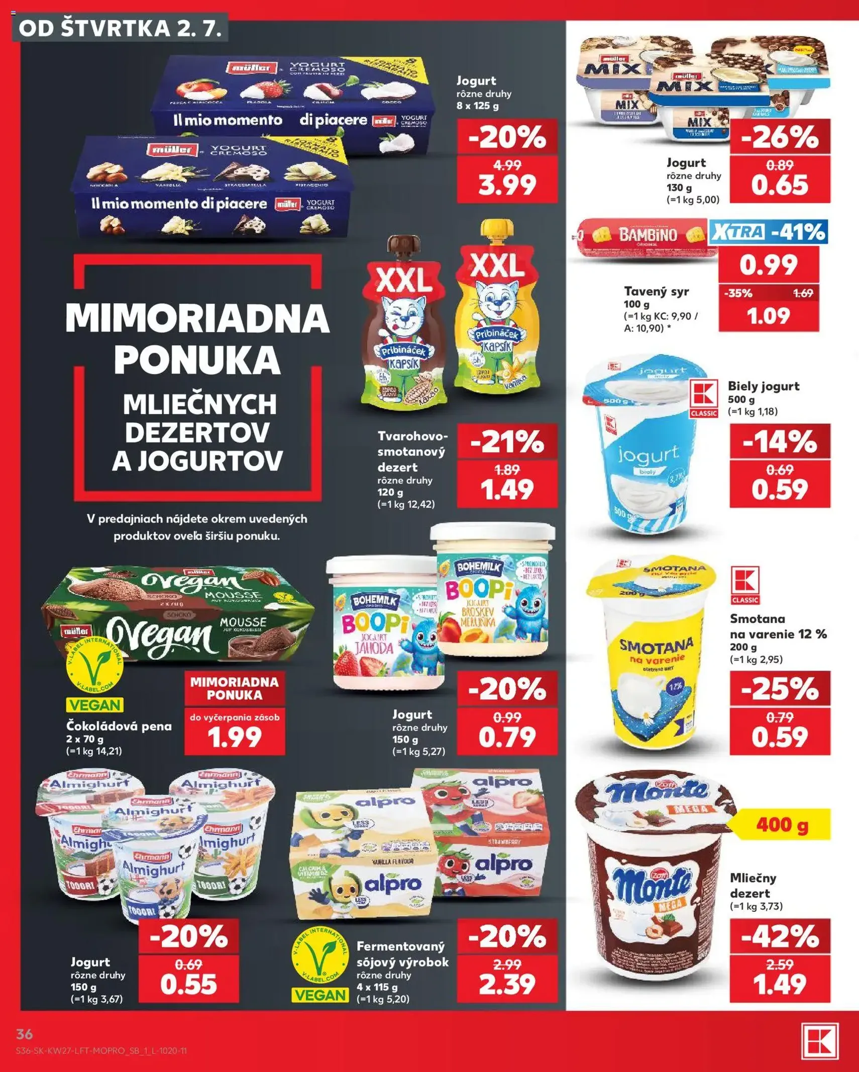 Kaufland leták - platný leták od 02.07.2026 strana 36 z 80