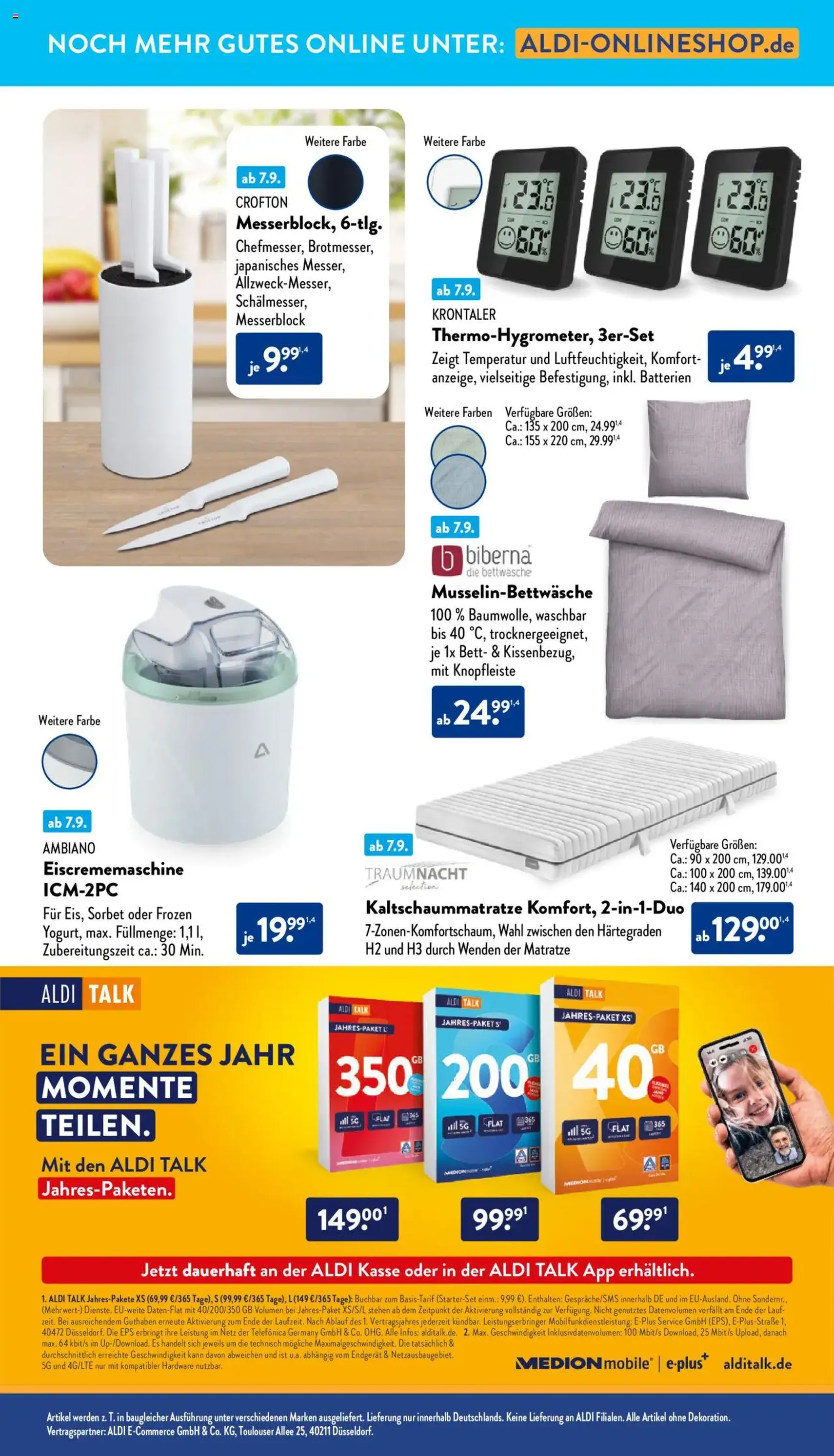 Aldi Prospekt - Gültiger Prospekt ab 08.09.2025, Seite 39 von insgesamt 47 Aldi Prospekt - Gültiger Prospekt ab 08.09.2025, Seite 39 von insgesamt 47