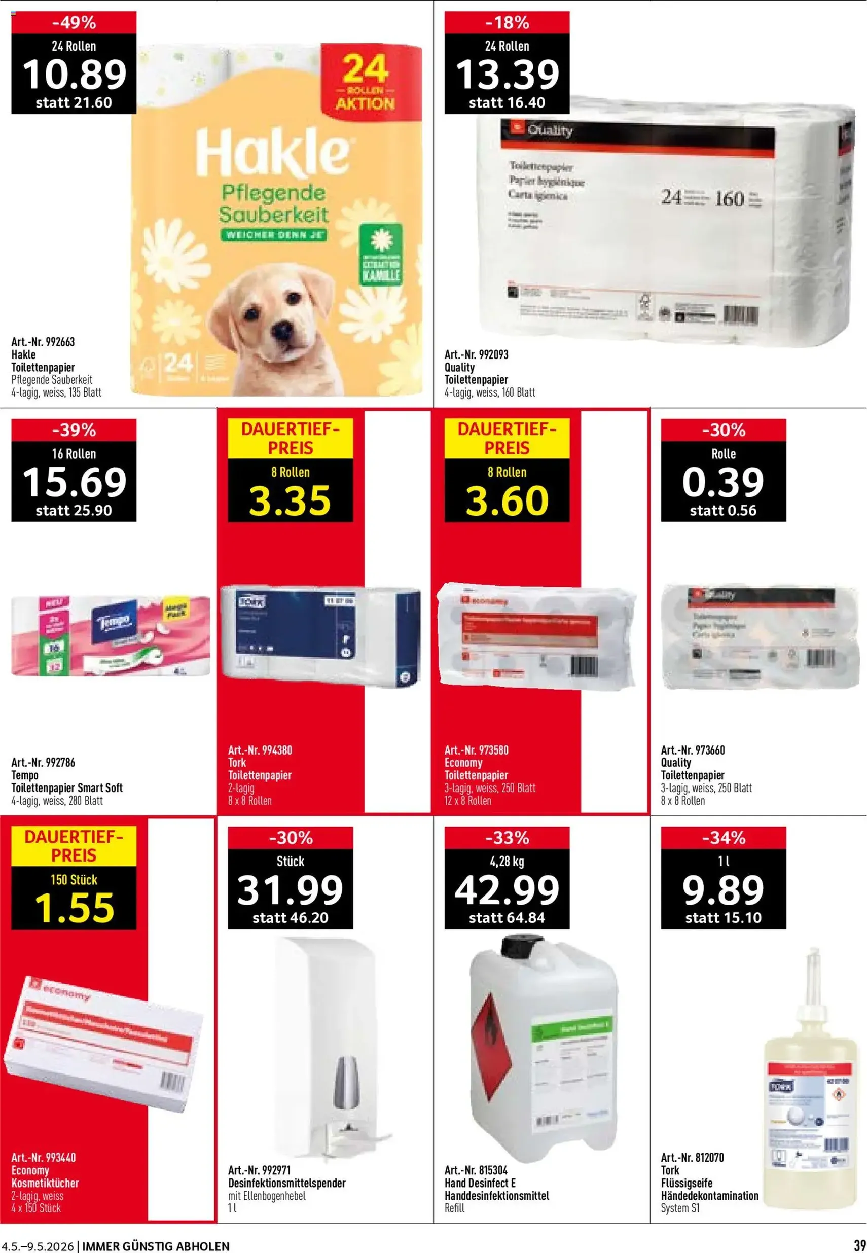 Prodega aktionen - Gültiger Prospekt ab 04.05.2026, Seite 39 von insgesamt 44