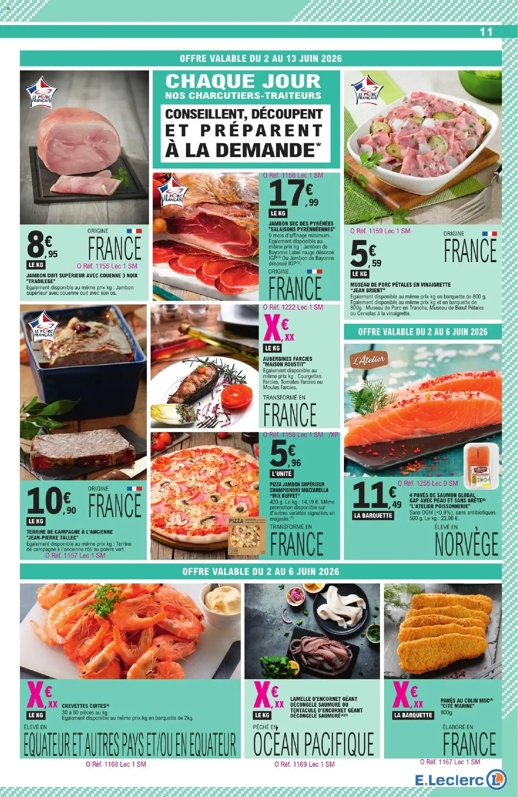 E.Leclerc catalogue de la semaine 23 - brochure valable à partir du 02/06/2026, page 11 sur 20