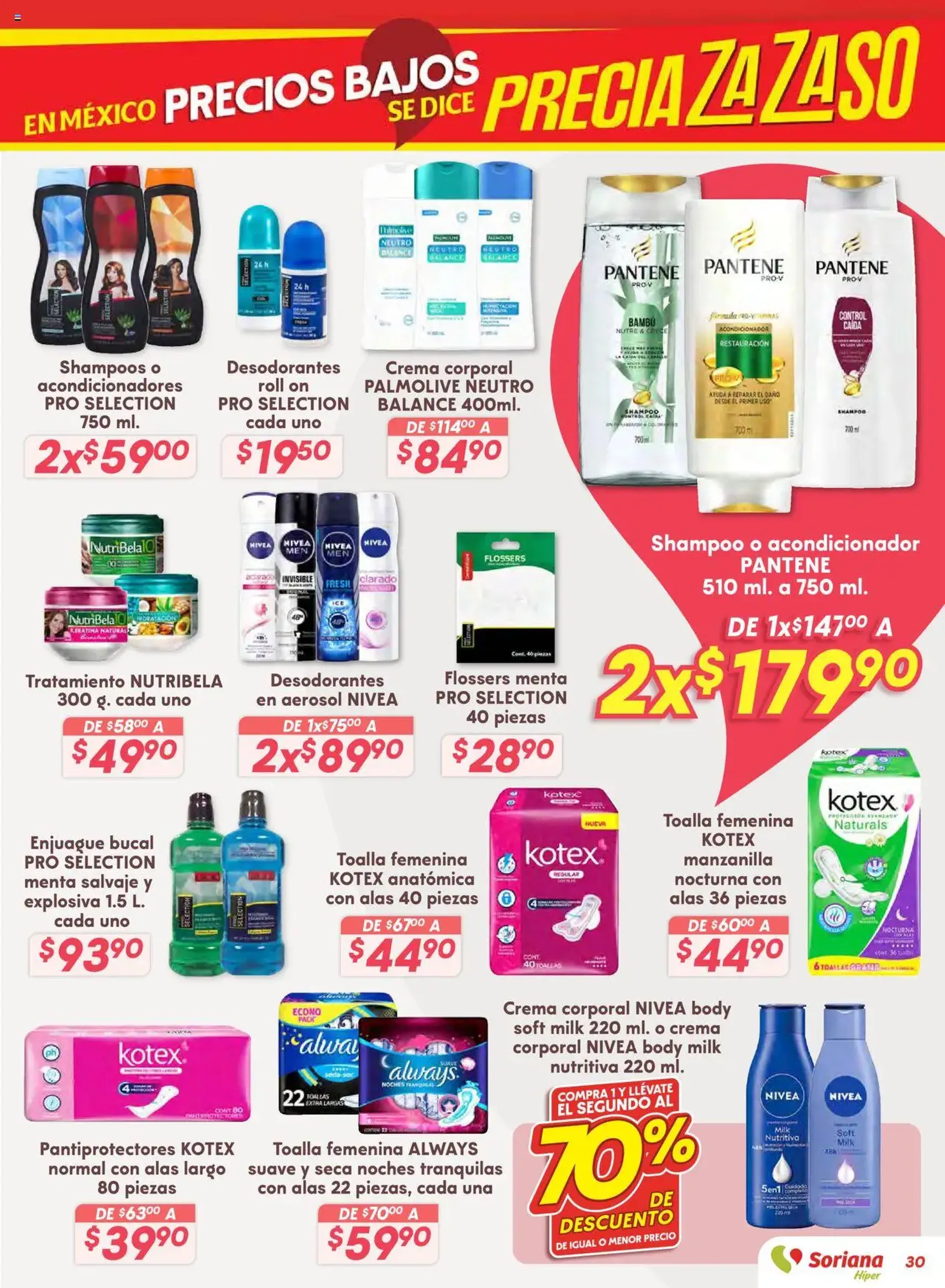 Soriana - Preciazazaso Híper: Ags, Col, Gto, Jal, Mich - folleto válido desde 14/08/2025 página 30 de 55 Soriana - Preciazazaso Híper: Ags, Col, Gto, Jal, Mich - folleto válido desde 14/08/2025 página 30 de 55
