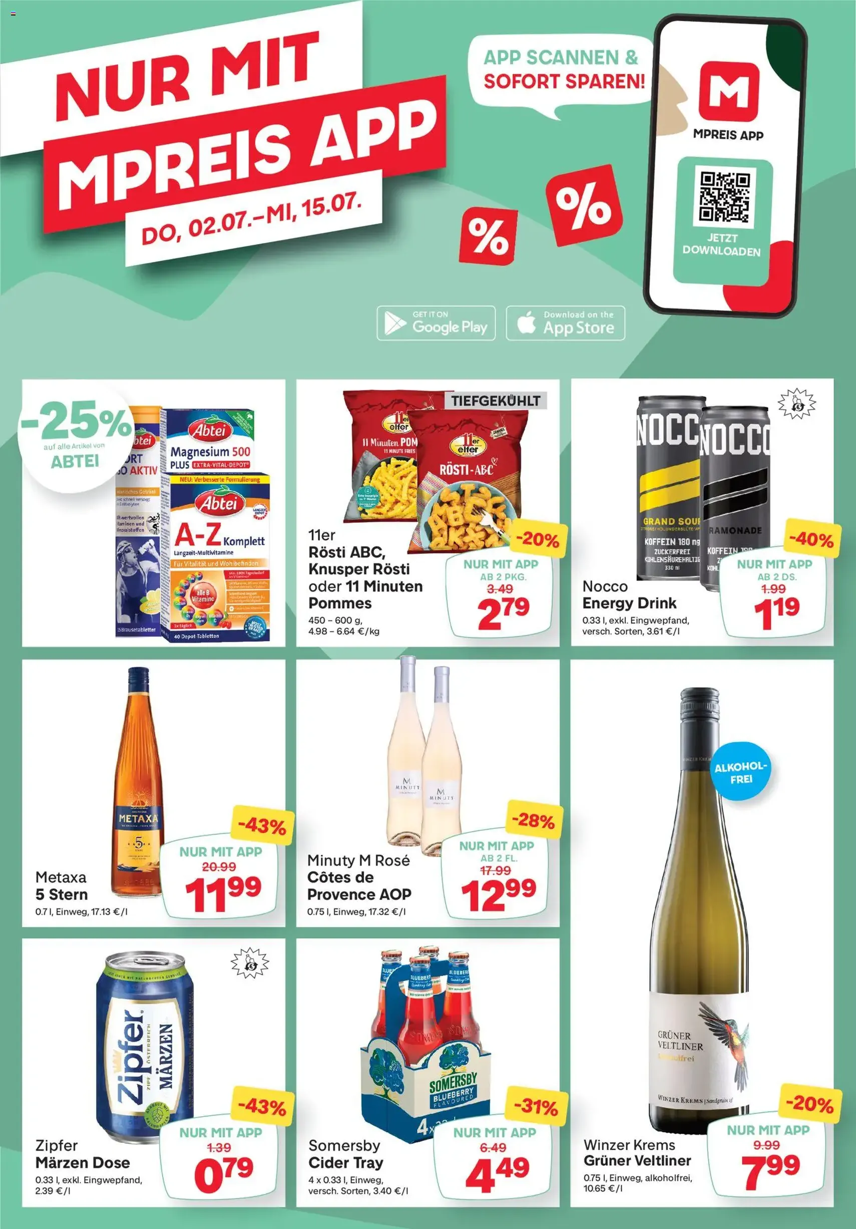MPREIS Flugblatt - Gültiger Prospekt ab 02.07.2026, Seite 14 von insgesamt 14