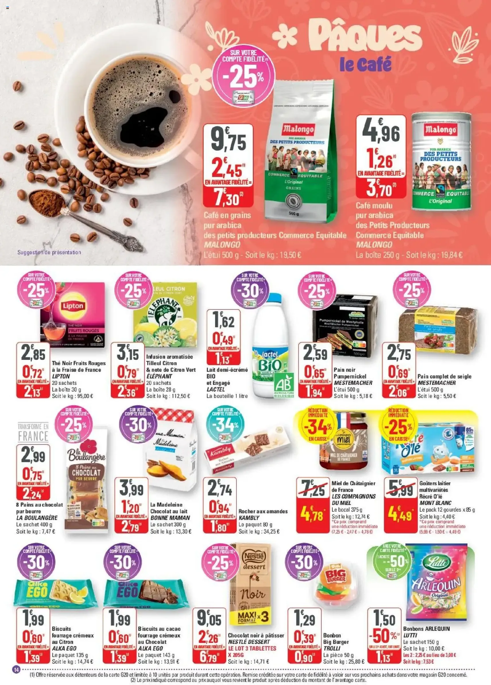 G20 Supermarchés catalogue - brochure valable à partir du 25/03/2026, page 14 sur 20