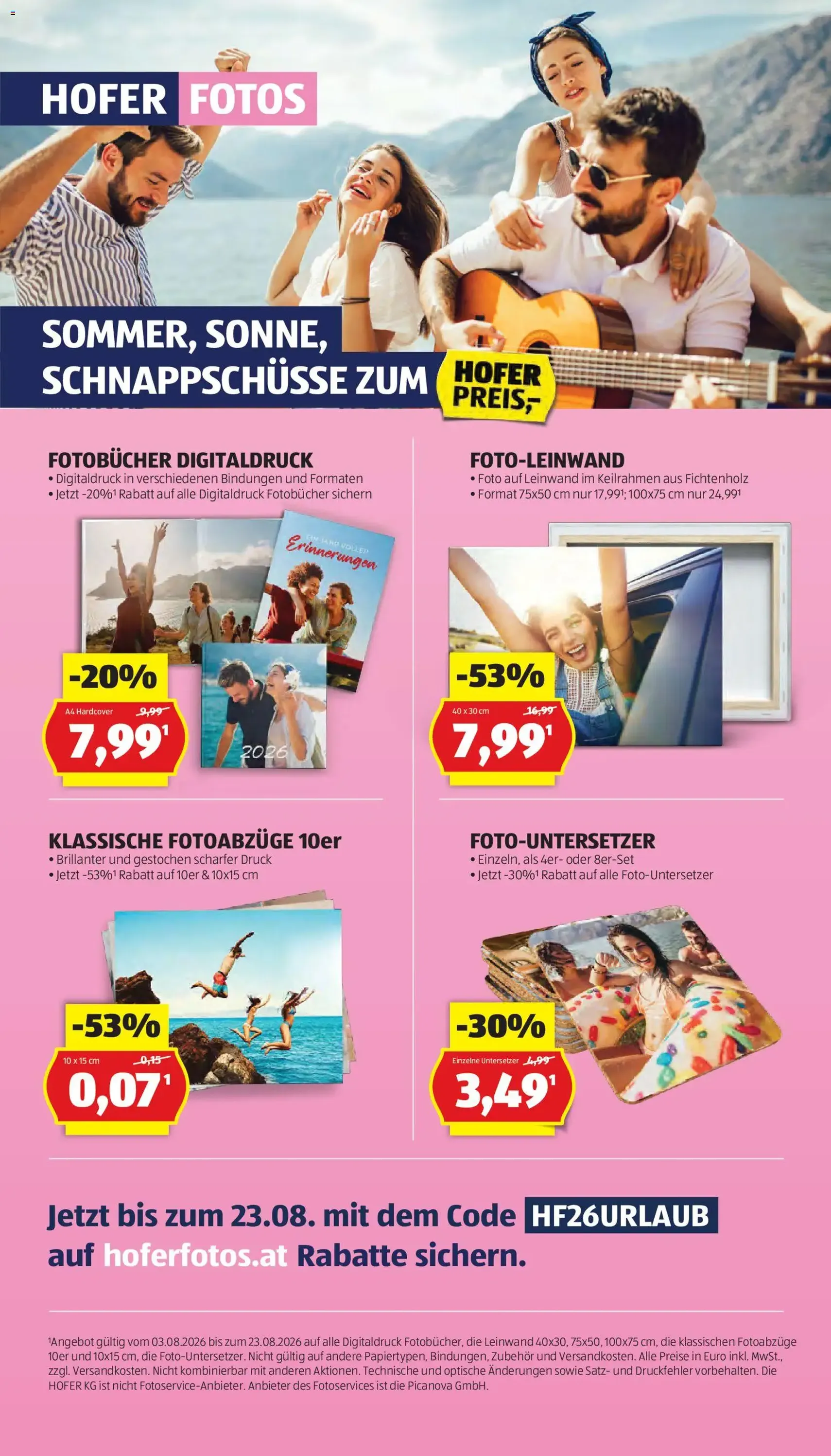 Hofer Flugblatt - Gültiger Prospekt ab 07.08.2026, Seite 29 von insgesamt 47