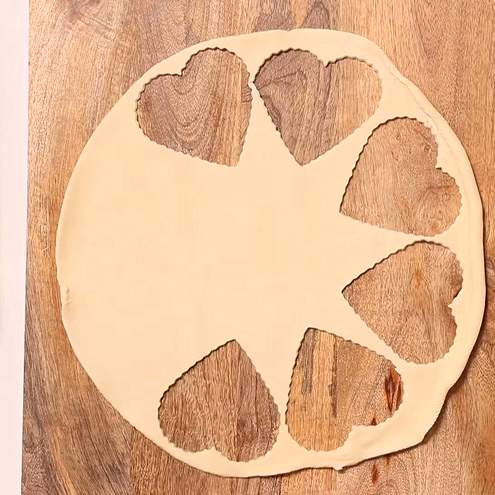 Crostata a forma di cuore - procedimento 1