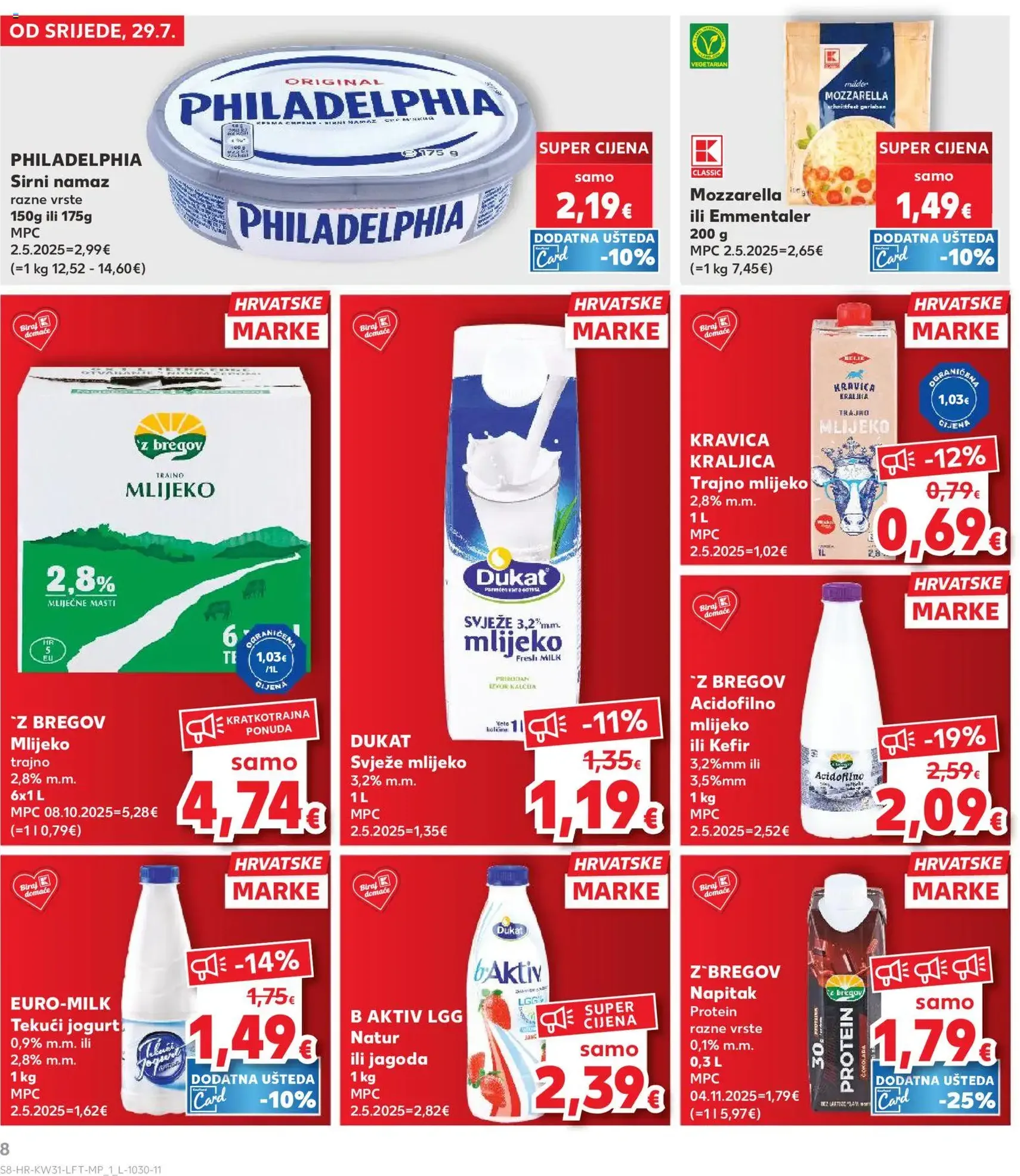 Kaufland HR akciós újság - 2026.07.29. érvényes szórólap 8 oldal 32 oldalból