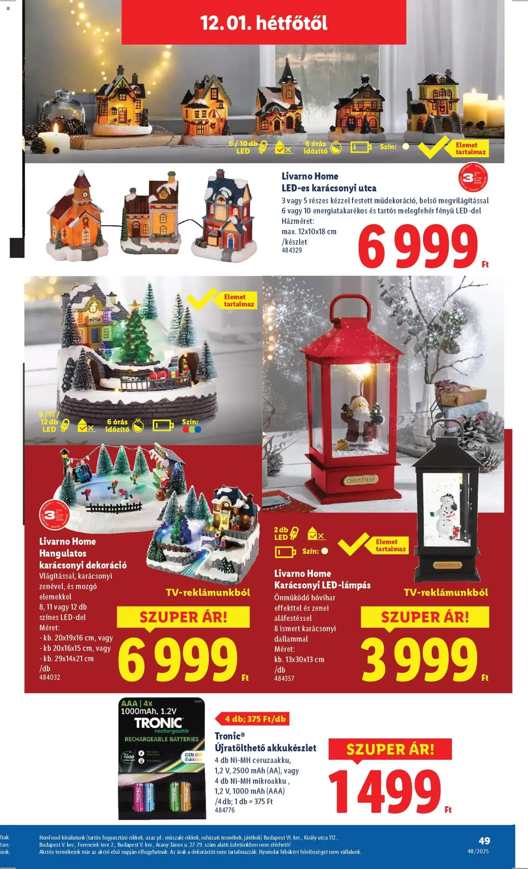 Lidl Akciós újság - 2025.11.27. érvényes szórólap 49 oldal 68 oldalból