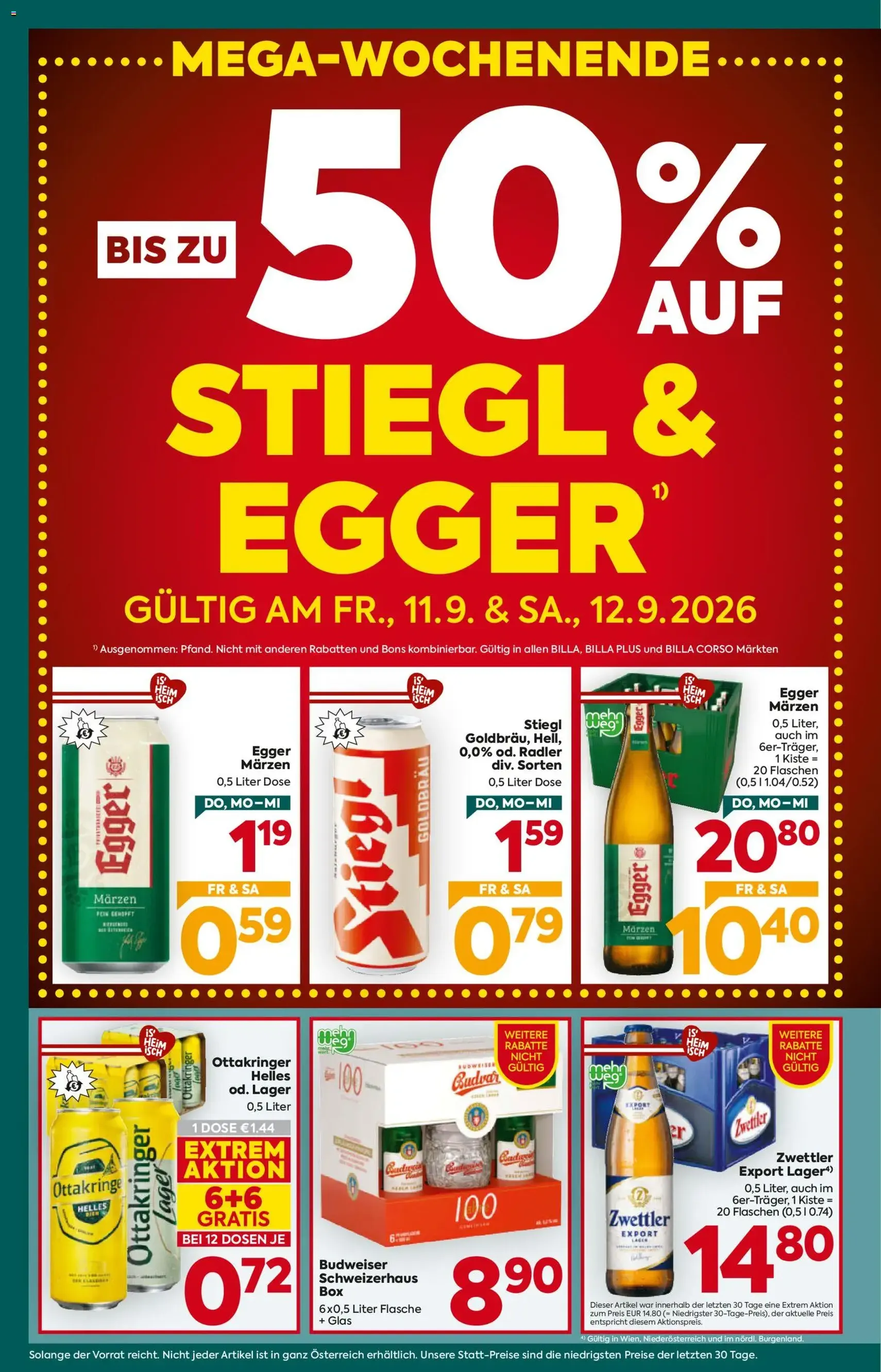 Billa Plus Flugblatt - Gültiger Prospekt ab 10.09.2026, Seite 2 von insgesamt 16