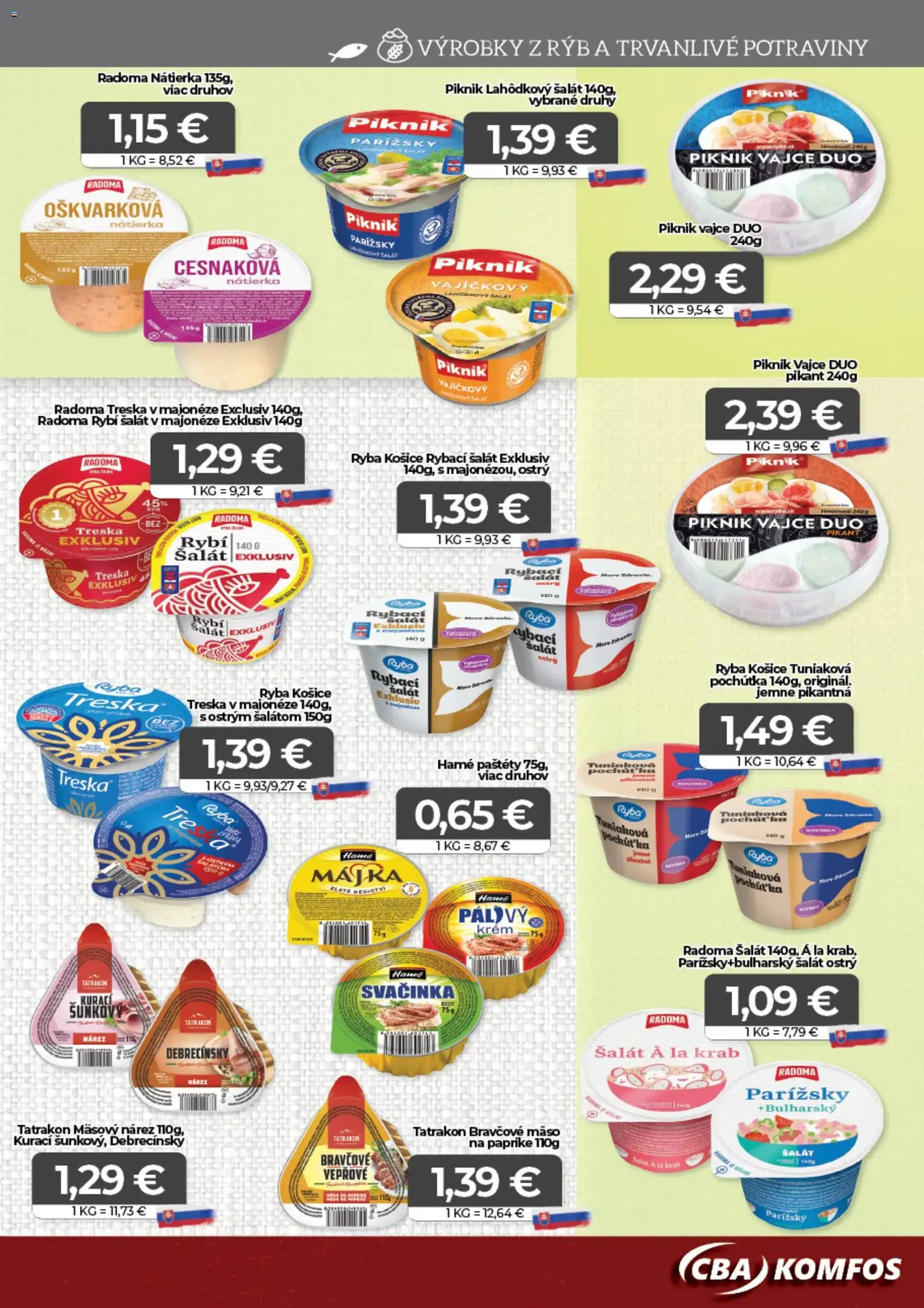 CBA Komfos leták - platný leták od 23.01.2026 strana 8 z 16