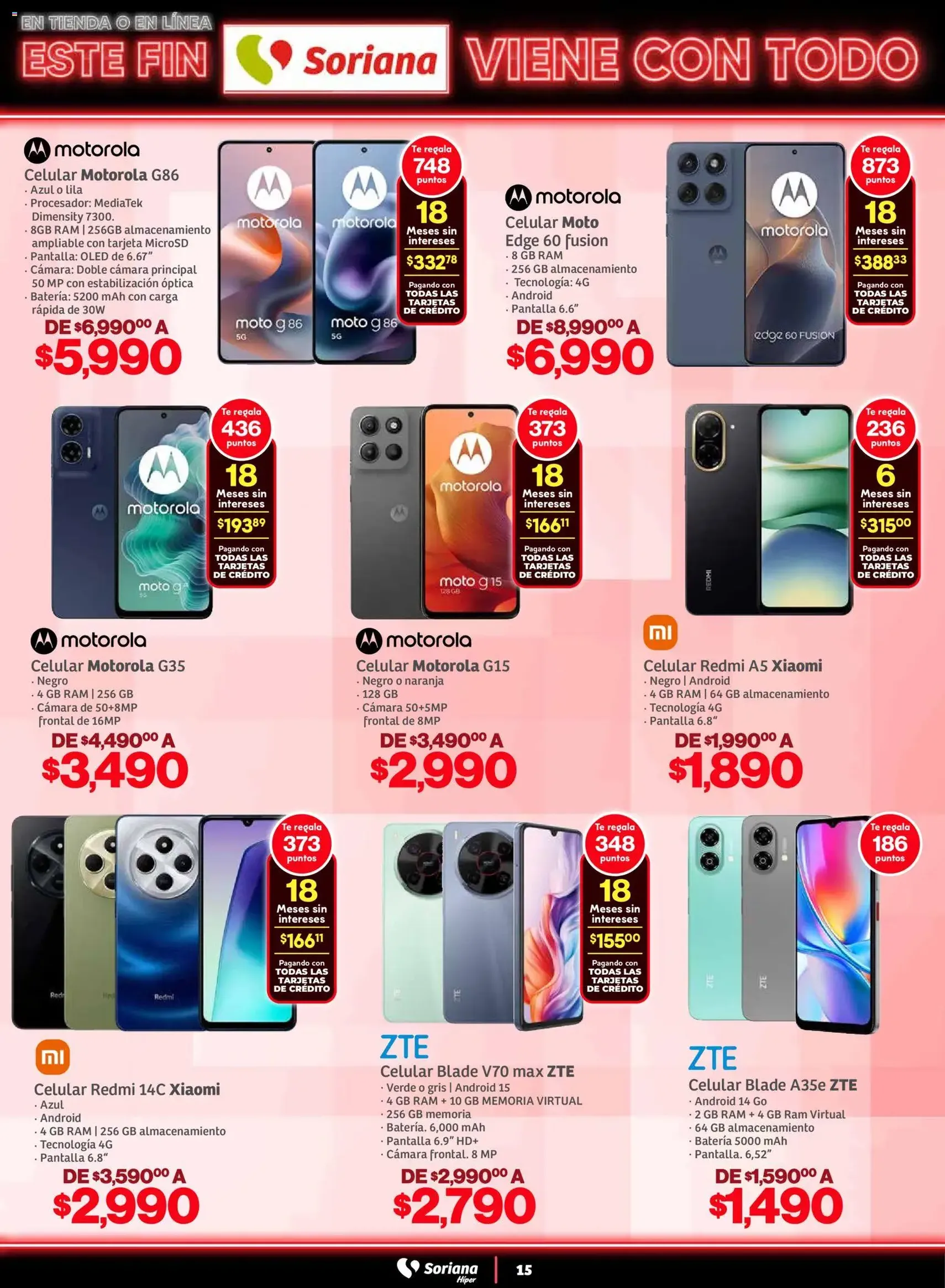 Soriana - Este fin Soriana viene con todo Híper Nacional - folleto válido desde 29/10/2025 página 15 de 35 Soriana - Este fin Soriana viene con todo Híper Nacional - folleto válido desde 29/10/2025 página 15 de 35