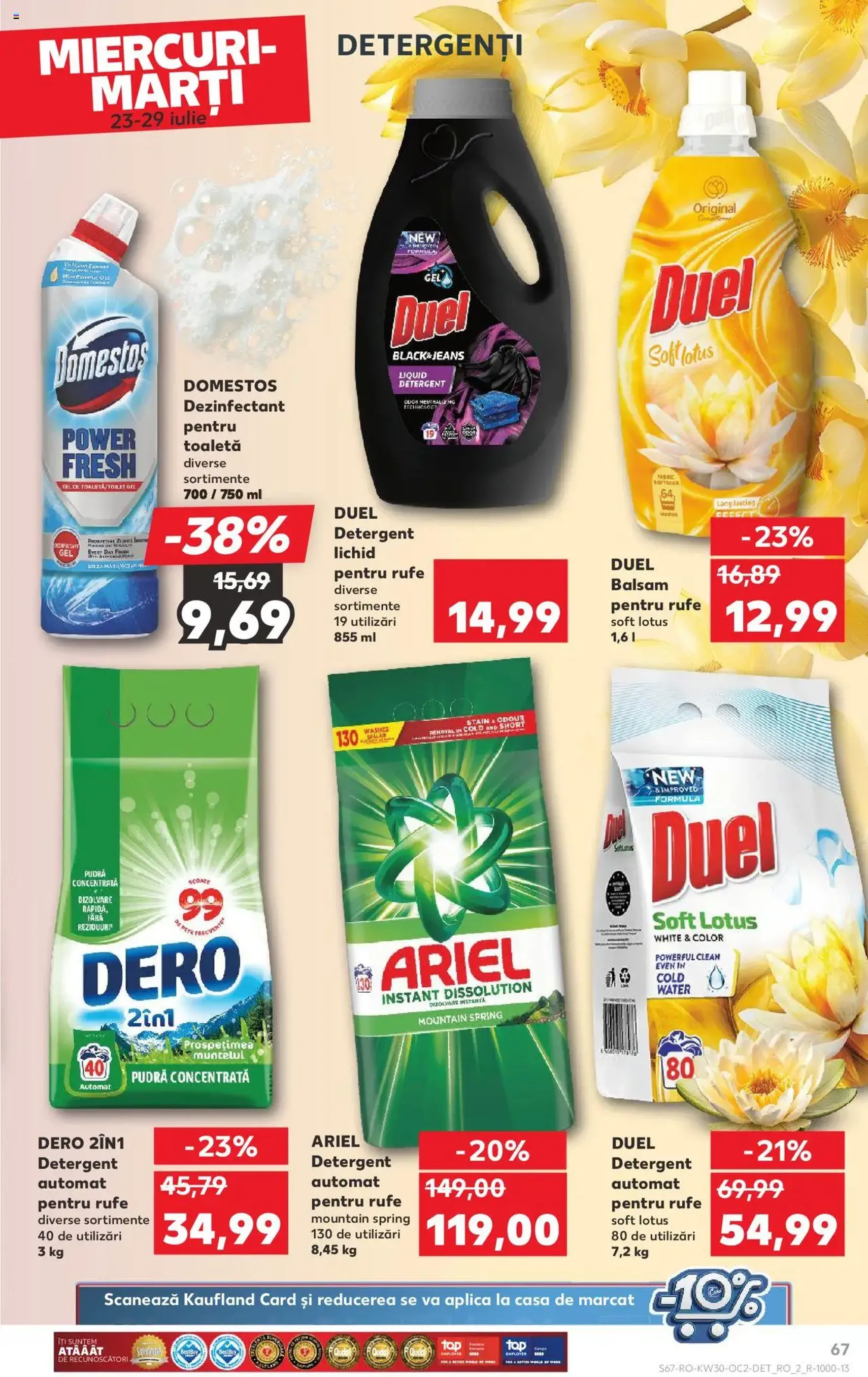 Kaufland RO - București - 2025.07.23. érvényes szórólap 67 oldal 72 oldalból Kaufland RO - București - 2025.07.23. érvényes szórólap 67 oldal 72 oldalból