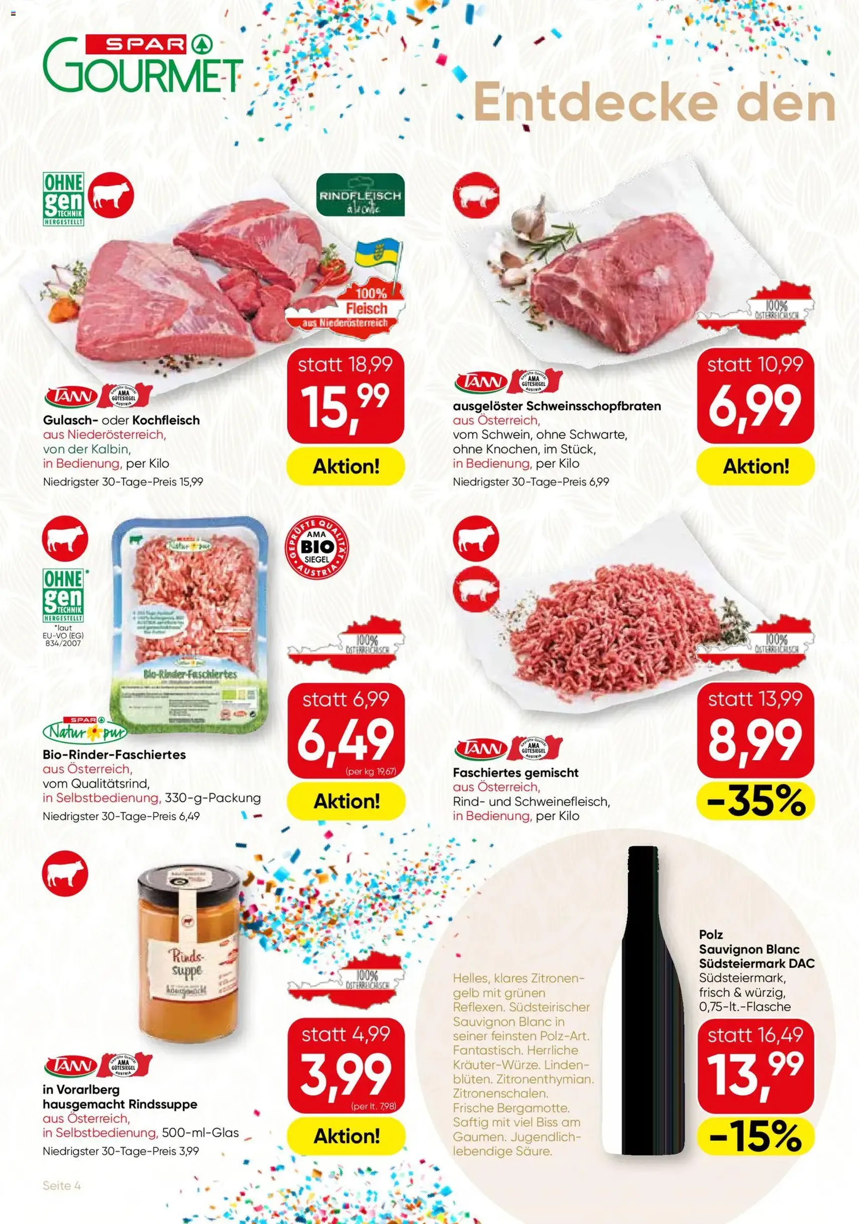 SPAR Gourmet Flugblatt - Gültiger Prospekt ab 12.02.2026, Seite 4 von insgesamt 12