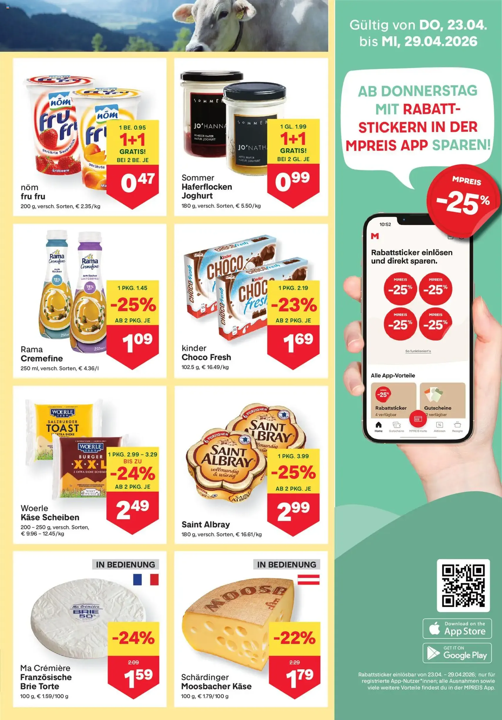 MPREIS Flugblatt - Gültiger Prospekt ab 23.04.2026, Seite 5 von insgesamt 17