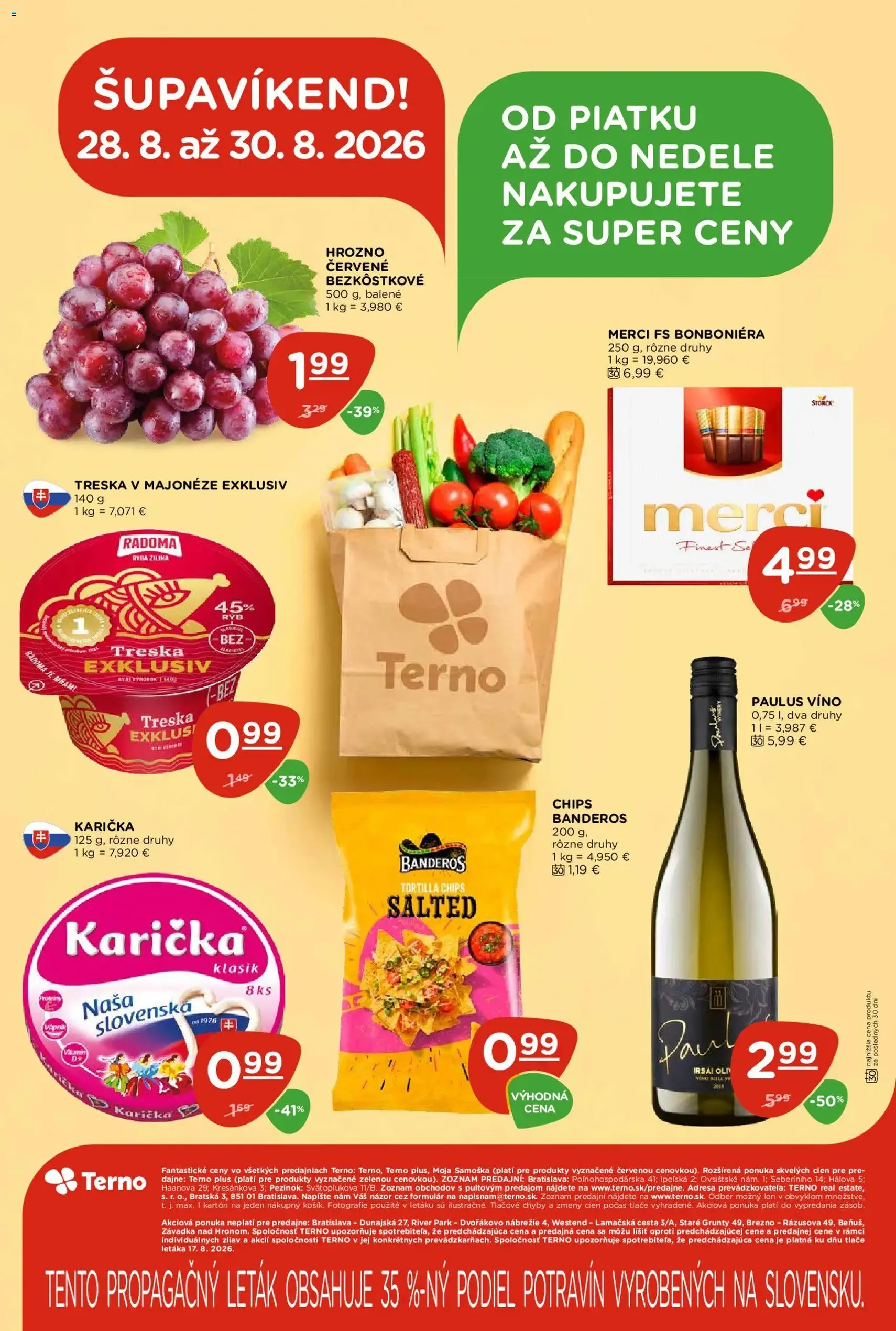 Terno leták - platný leták od 27.08.2026 strana 28 z 29