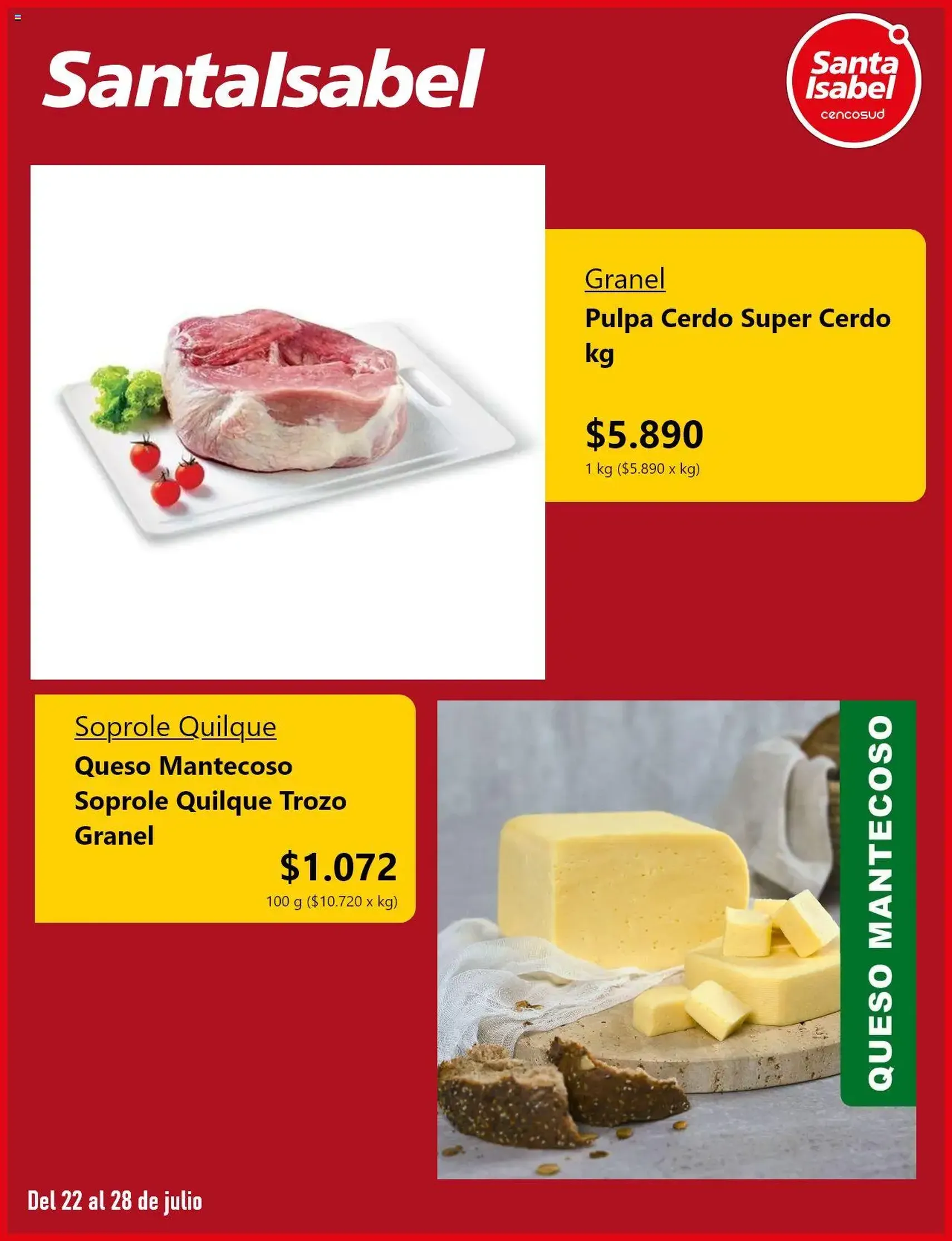 Santa Isabel ofertas - folleto válido desde 21.07.2025 página 5 de 5