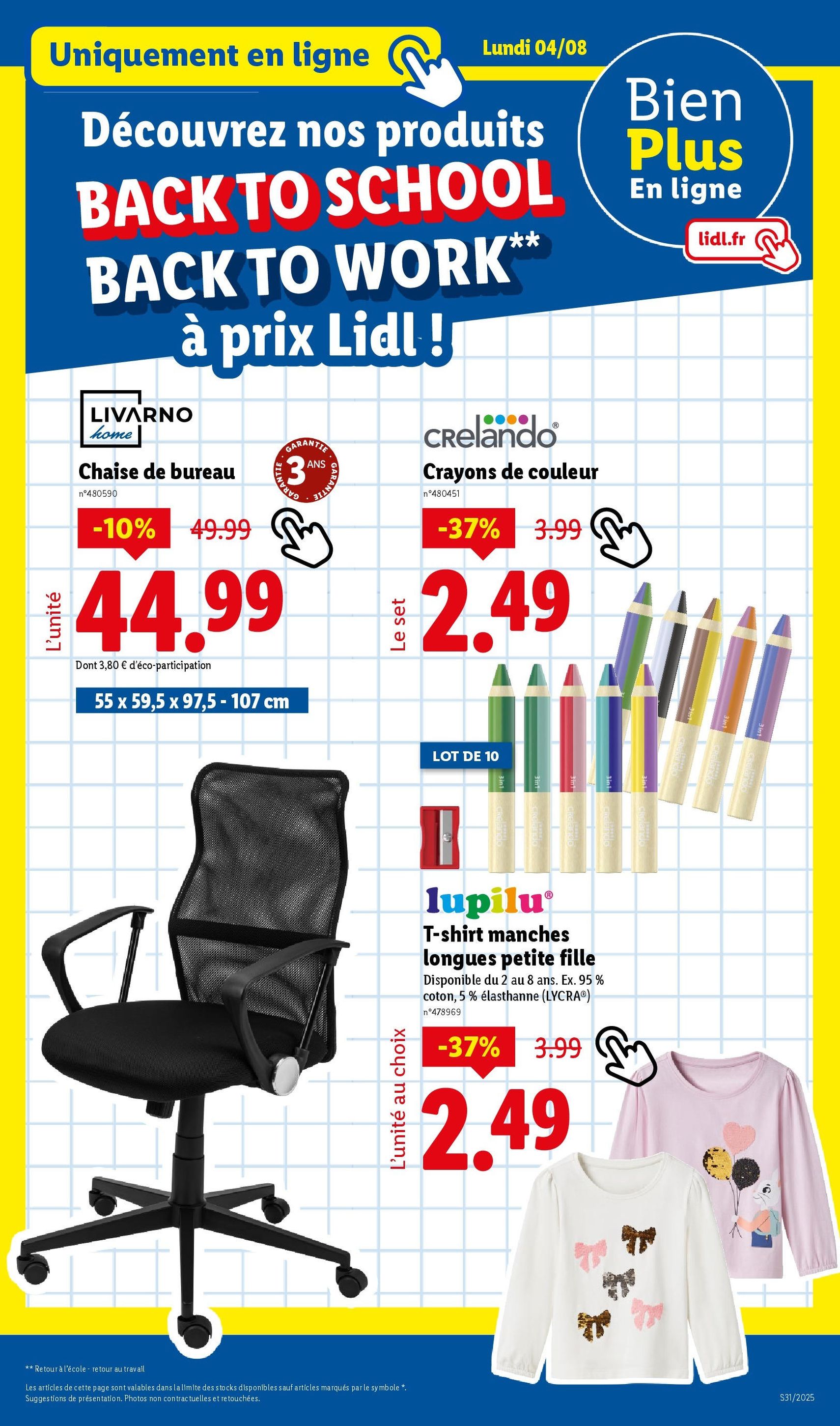 LIDL catalogue semaine 30 - brochure valable à partir du 31/07/2025, page 65 sur 73 LIDL catalogue semaine 30 - brochure valable à partir du 31/07/2025, page 65 sur 73