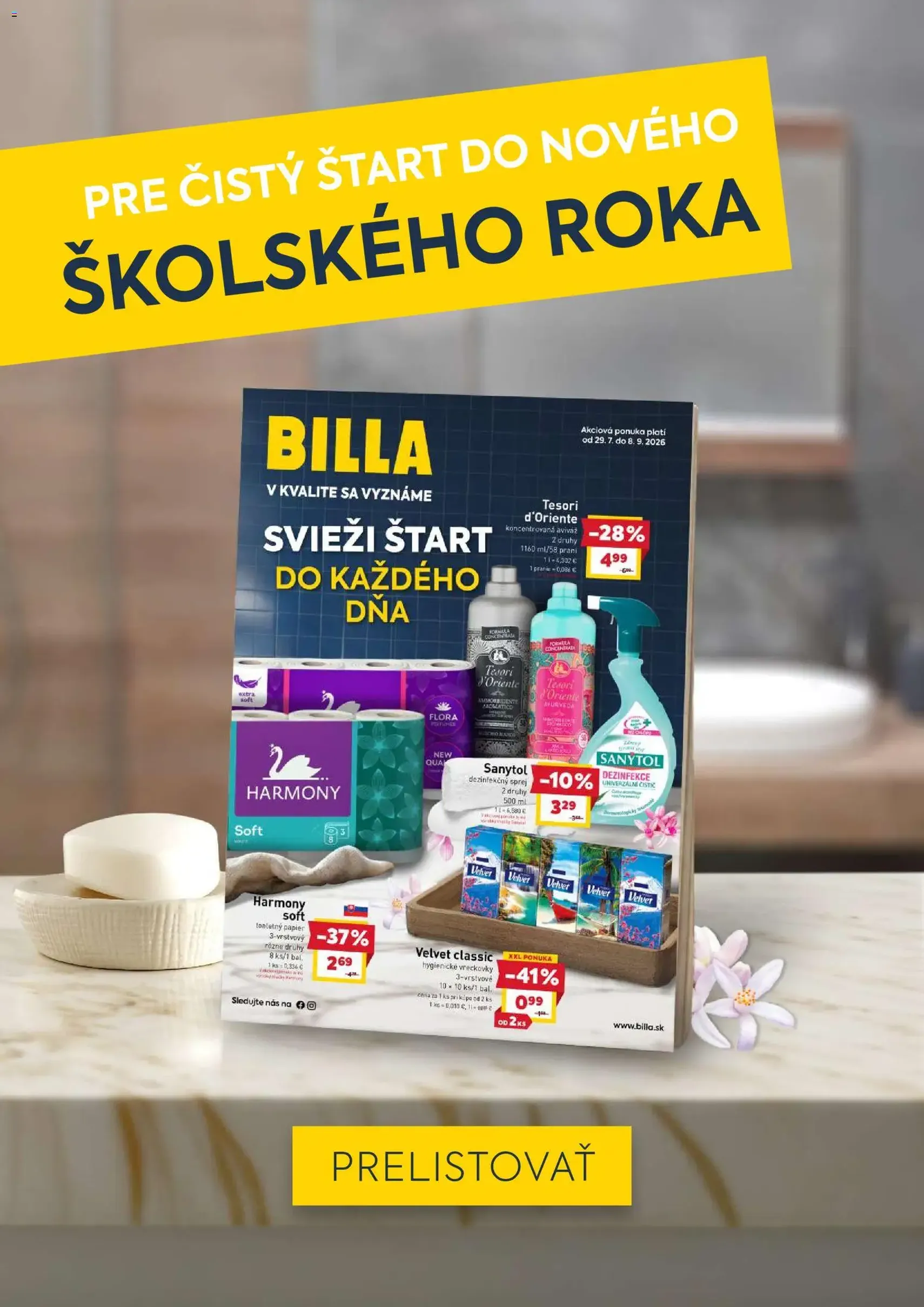 Billa leták - platný leták od 19.08.2026 strana 30 z 32