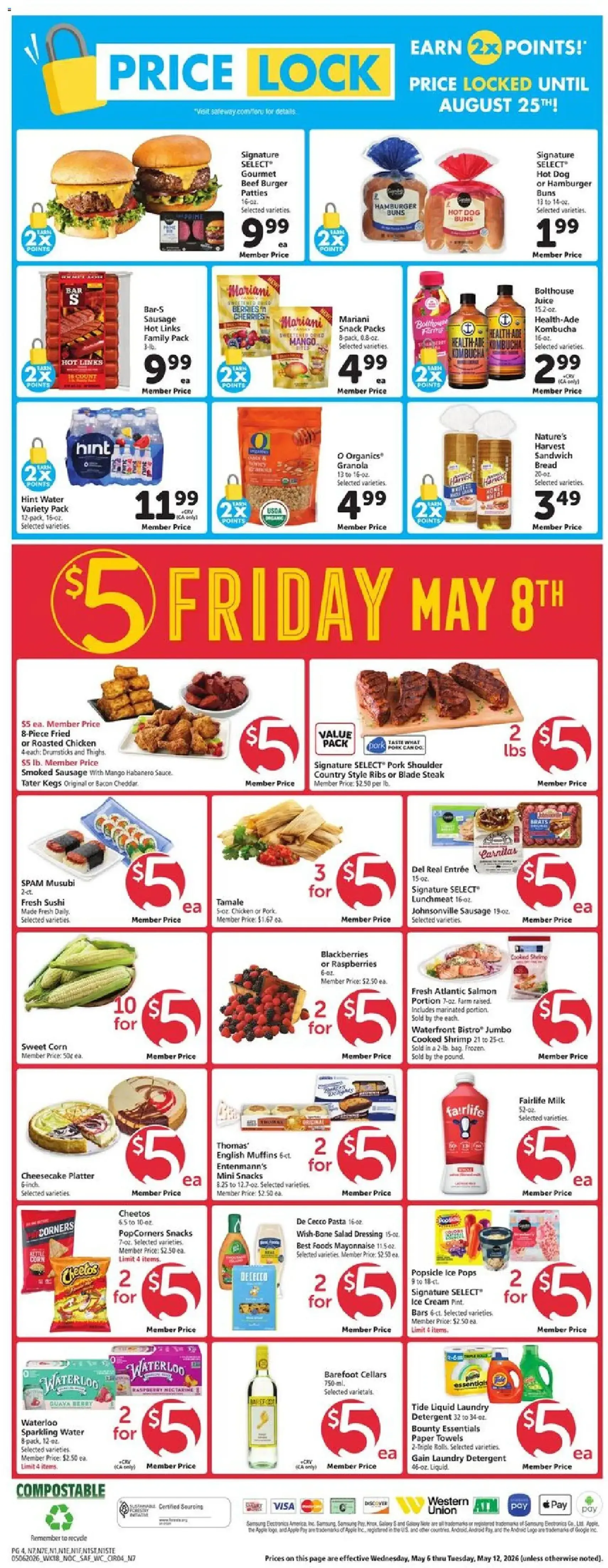 Safeway Weekly Ad - valid flyer from 05/06/2026, page 6 of 12