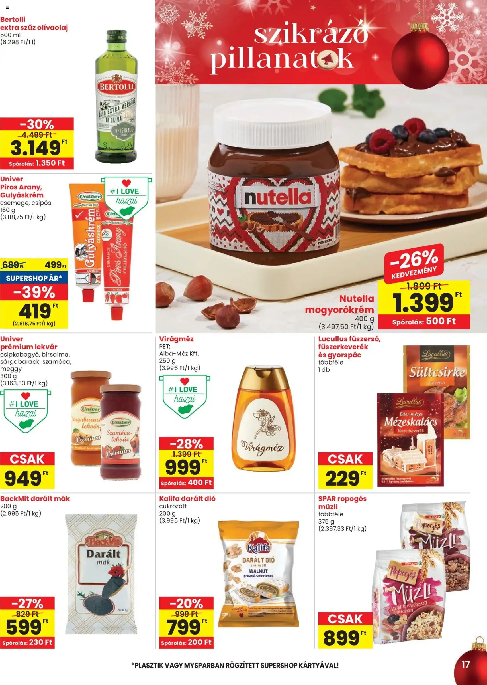 Spar Akciós újság - 2025.12.18. érvényes szórólap 17 oldal 28 oldalból