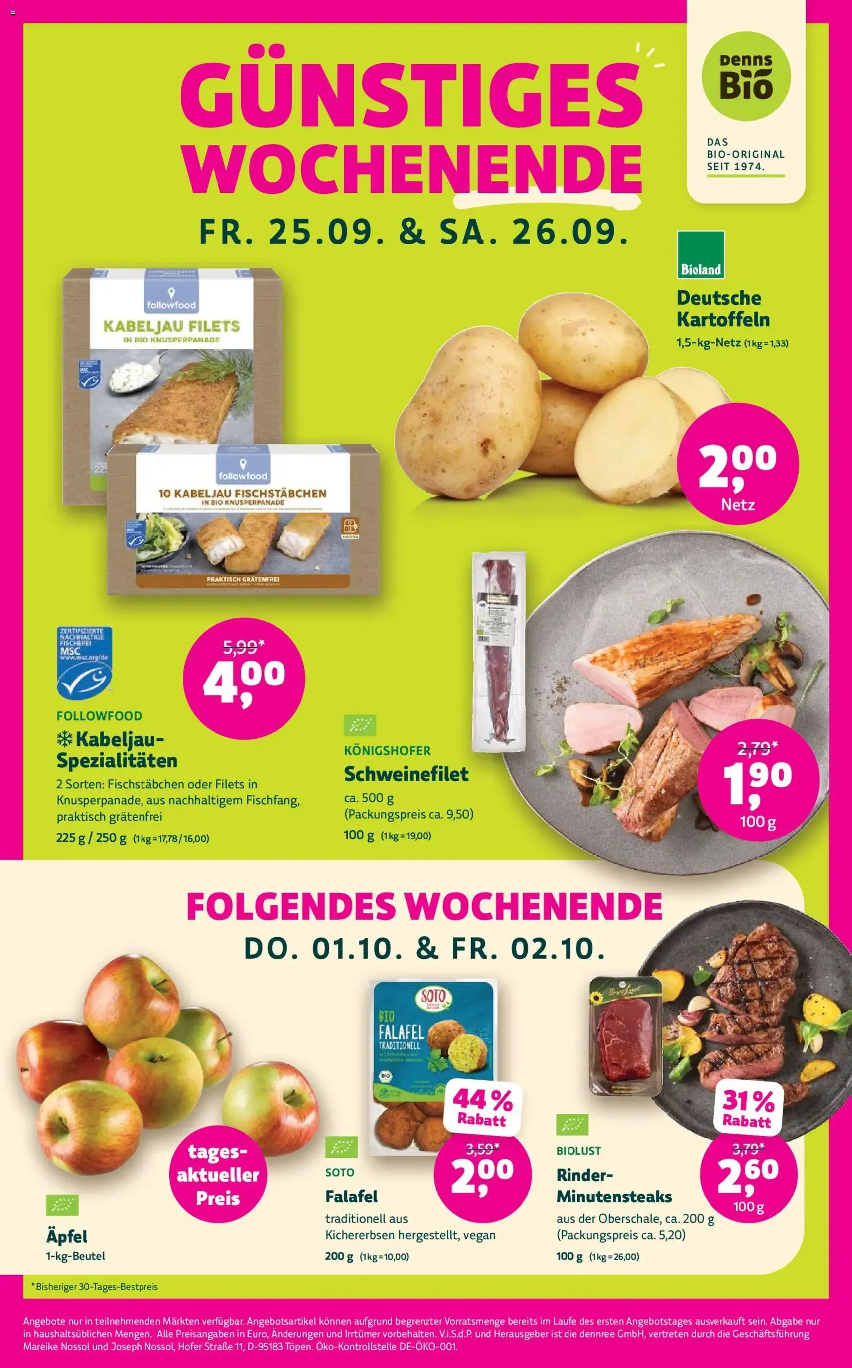 Denns BioMarkt Angebote - Gültiger Prospekt ab 23.09.2026, Seite 4 von insgesamt 16