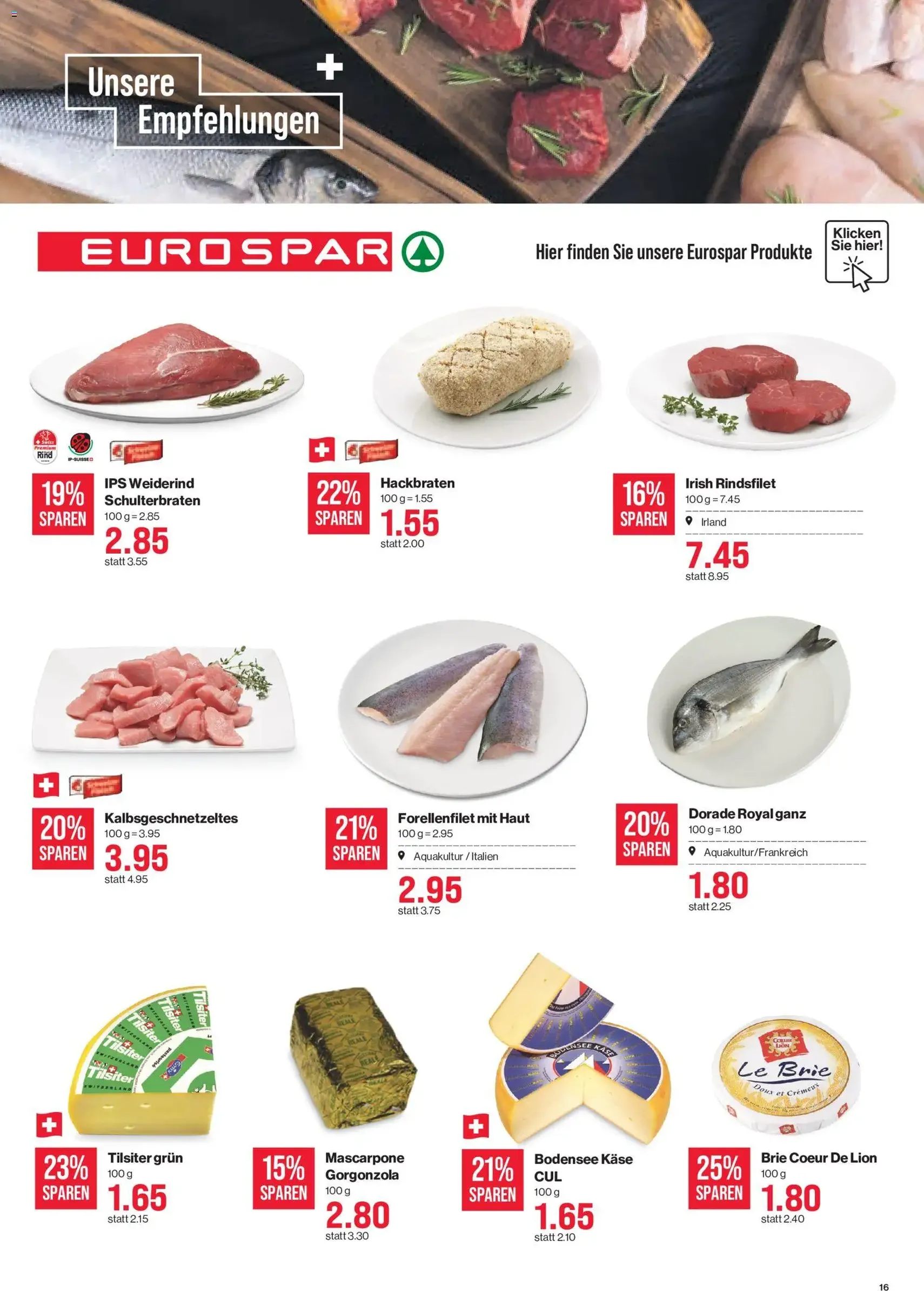 SPAR aktionen - Gültiger Prospekt ab 01.10.2026, Seite 16 von insgesamt 17