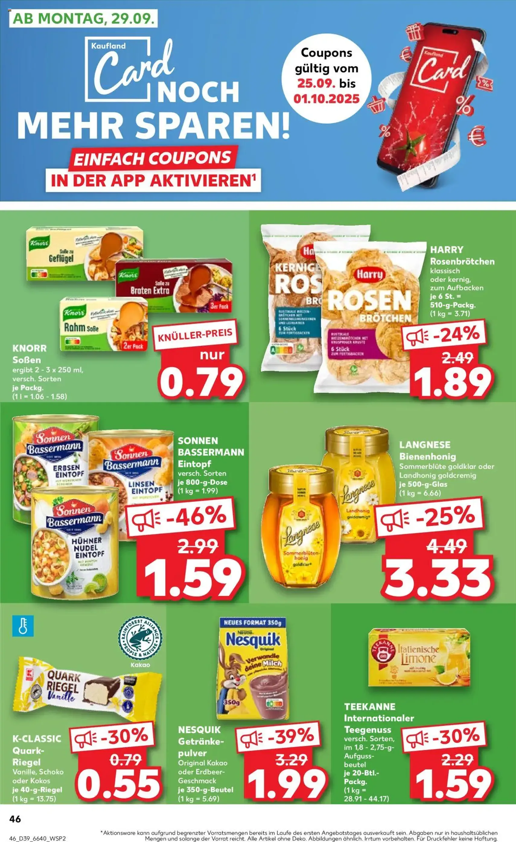 Kaufland Prospekt - Gültiger Prospekt ab 25.09.2025, Seite 46 von insgesamt 60