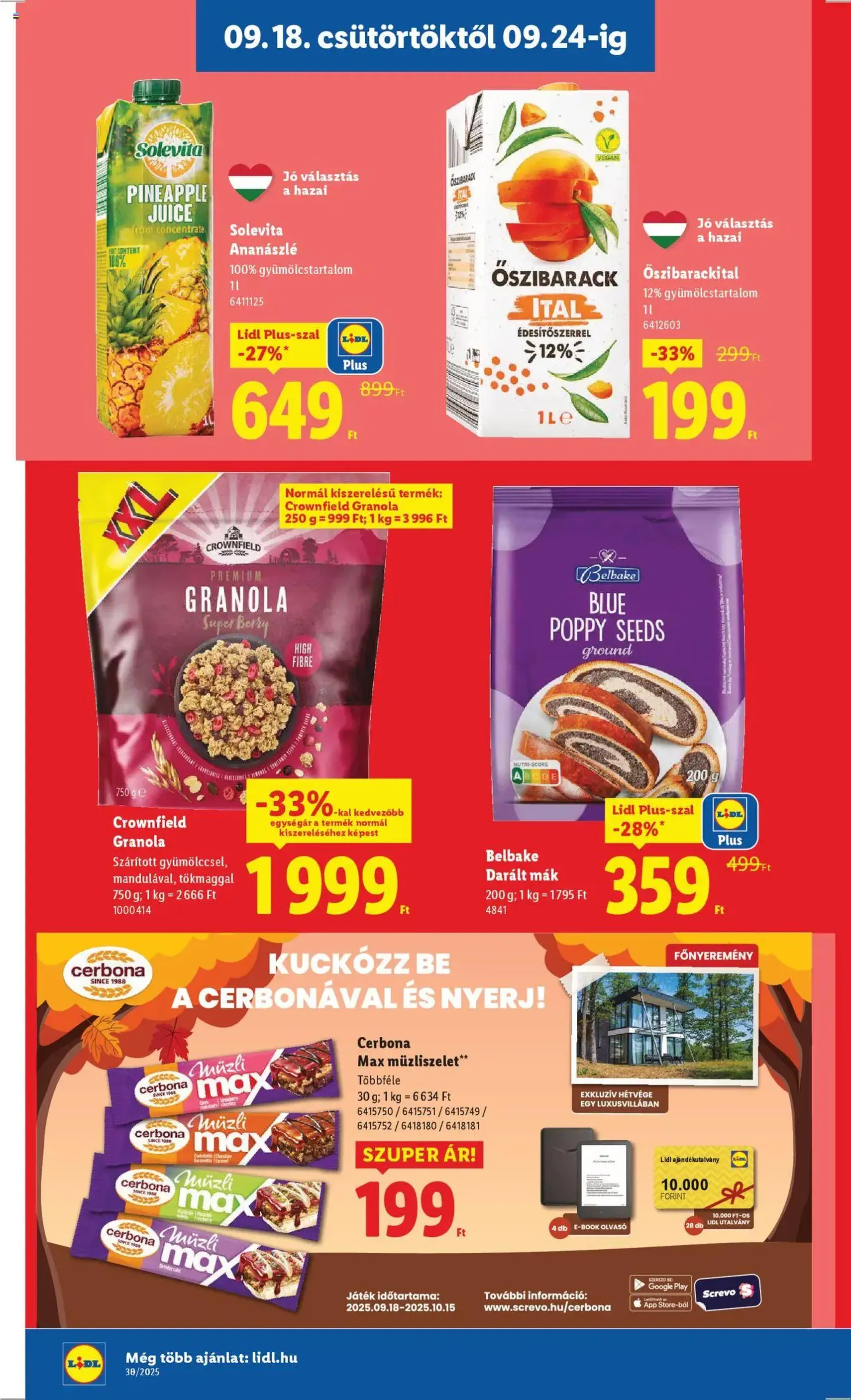 Lidl Akciós újság - 2025.09.18. érvényes szórólap 20 oldal 74 oldalból