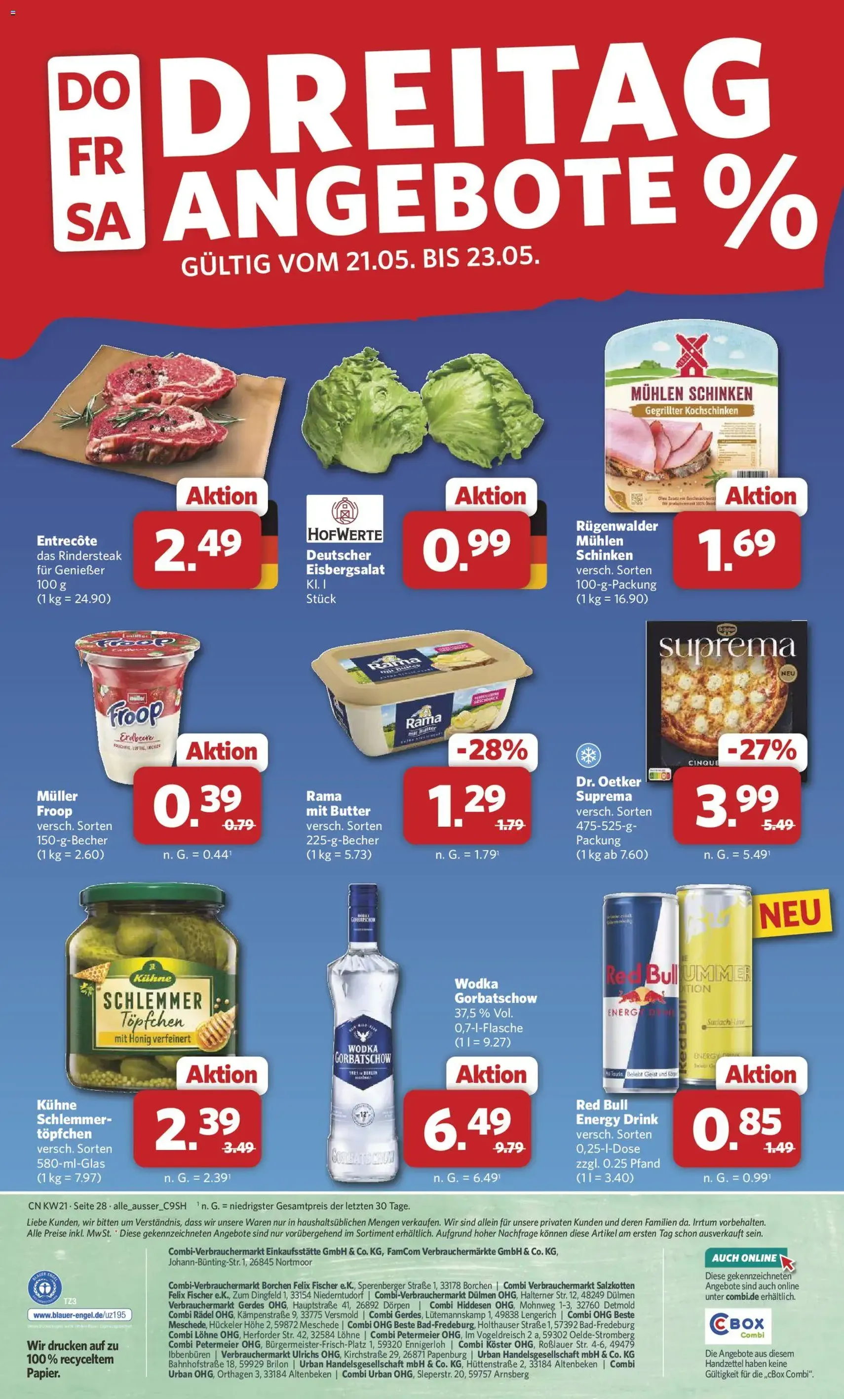 Combi Prospekt - Gültiger Prospekt ab 18.05.2026, Seite 28 von insgesamt 36