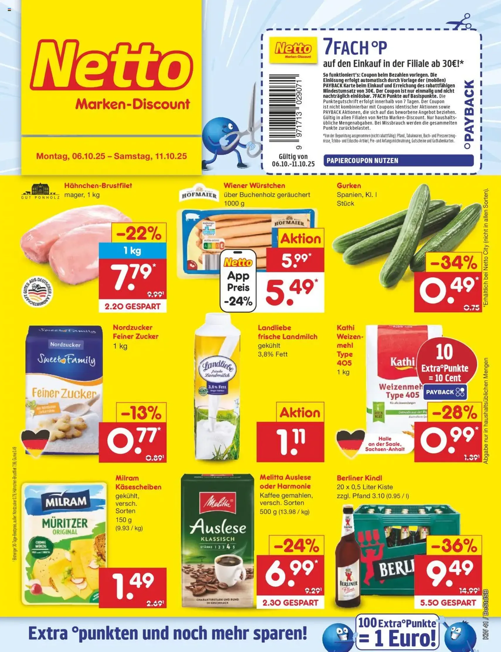Netto Marken-Discount Prospekt - Gültiger Prospekt ab 06.10.2025, Seite 1 von insgesamt 61