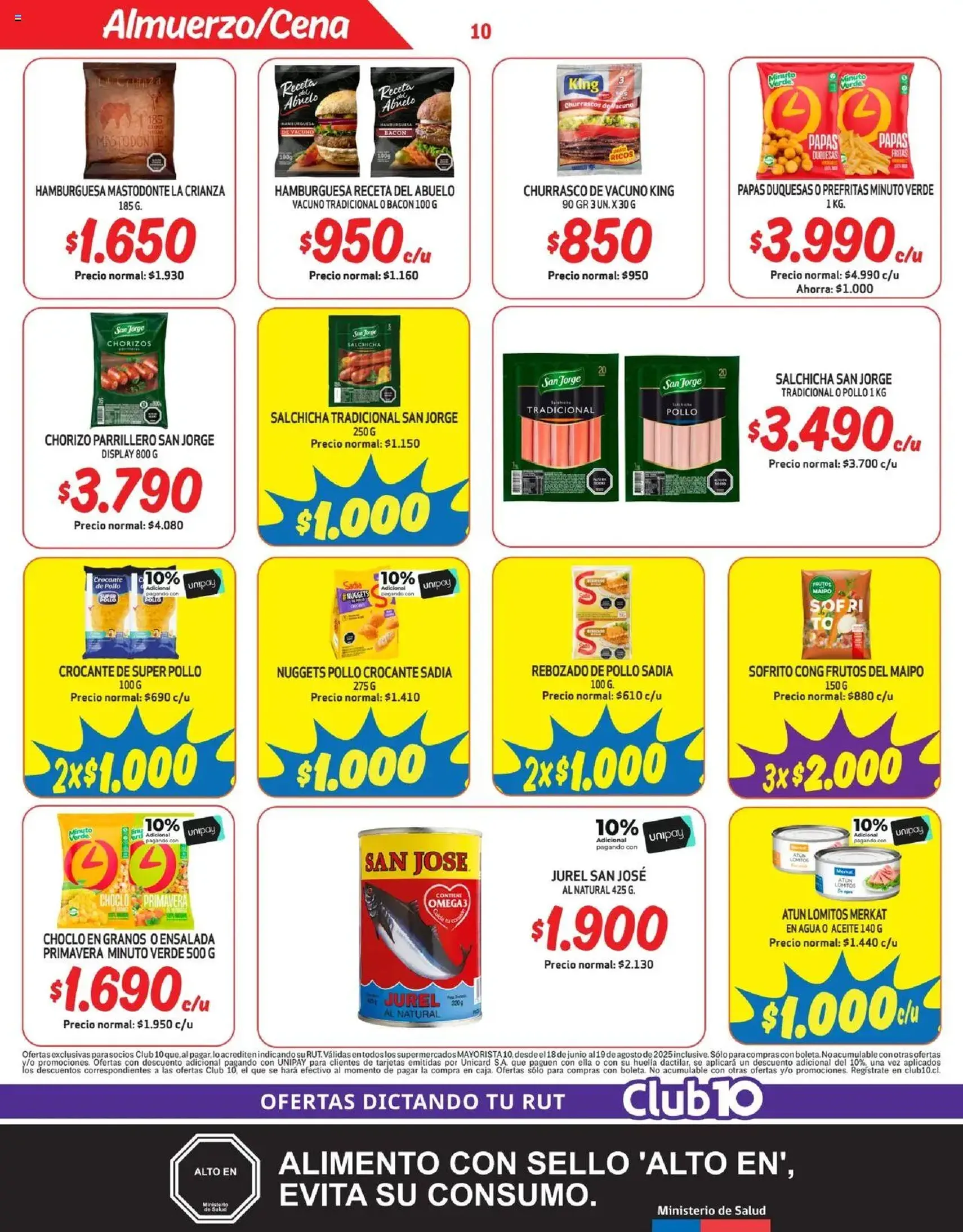 Mayorista 10 Ofertas - folleto válido desde 16.08.2025 página 10 de 21 Mayorista 10 Ofertas - folleto válido desde 16.08.2025 página 10 de 21