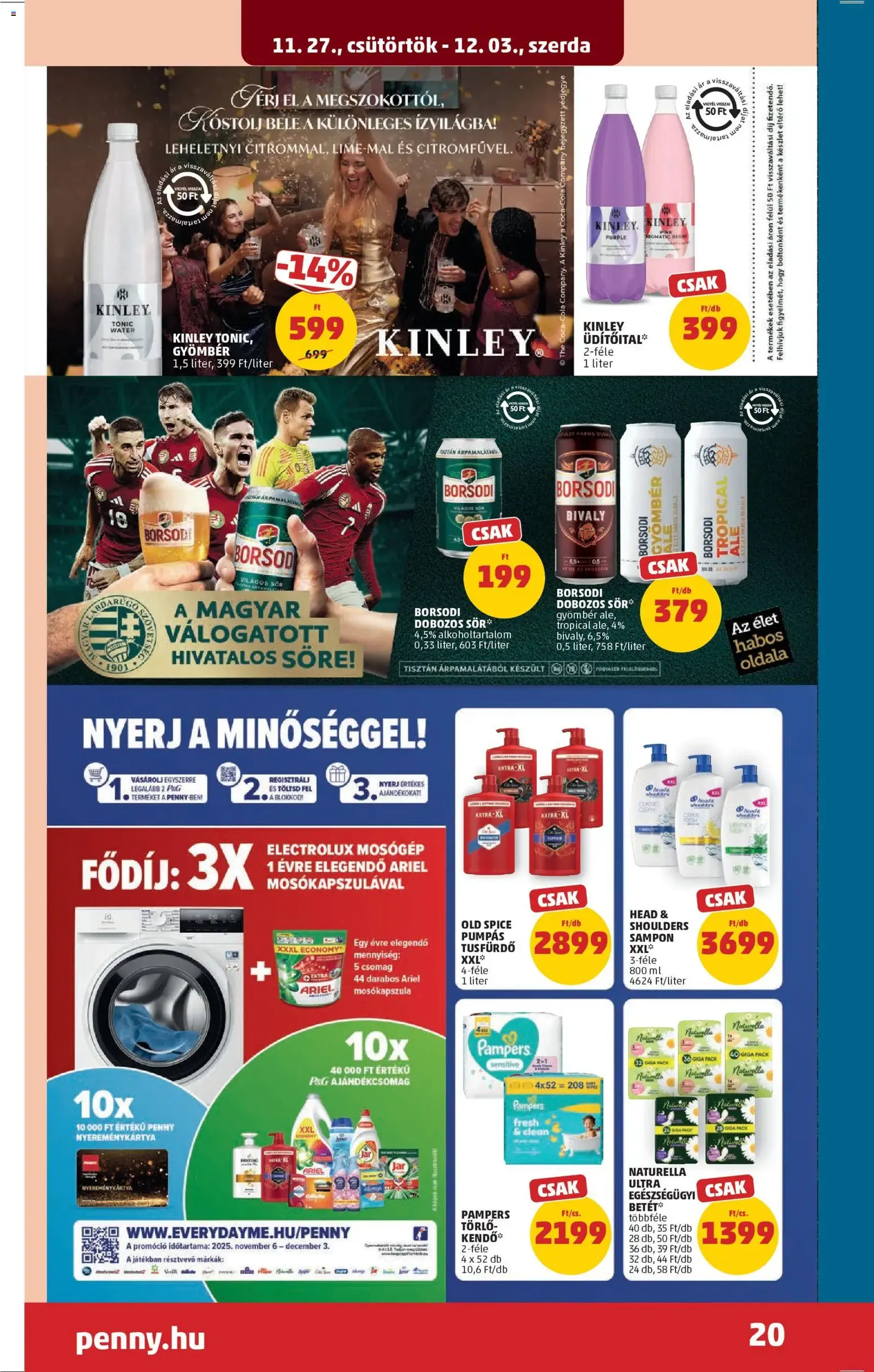 PENNY Akciós újság - 2025.11.27. érvényes szórólap 24 oldal 46 oldalból