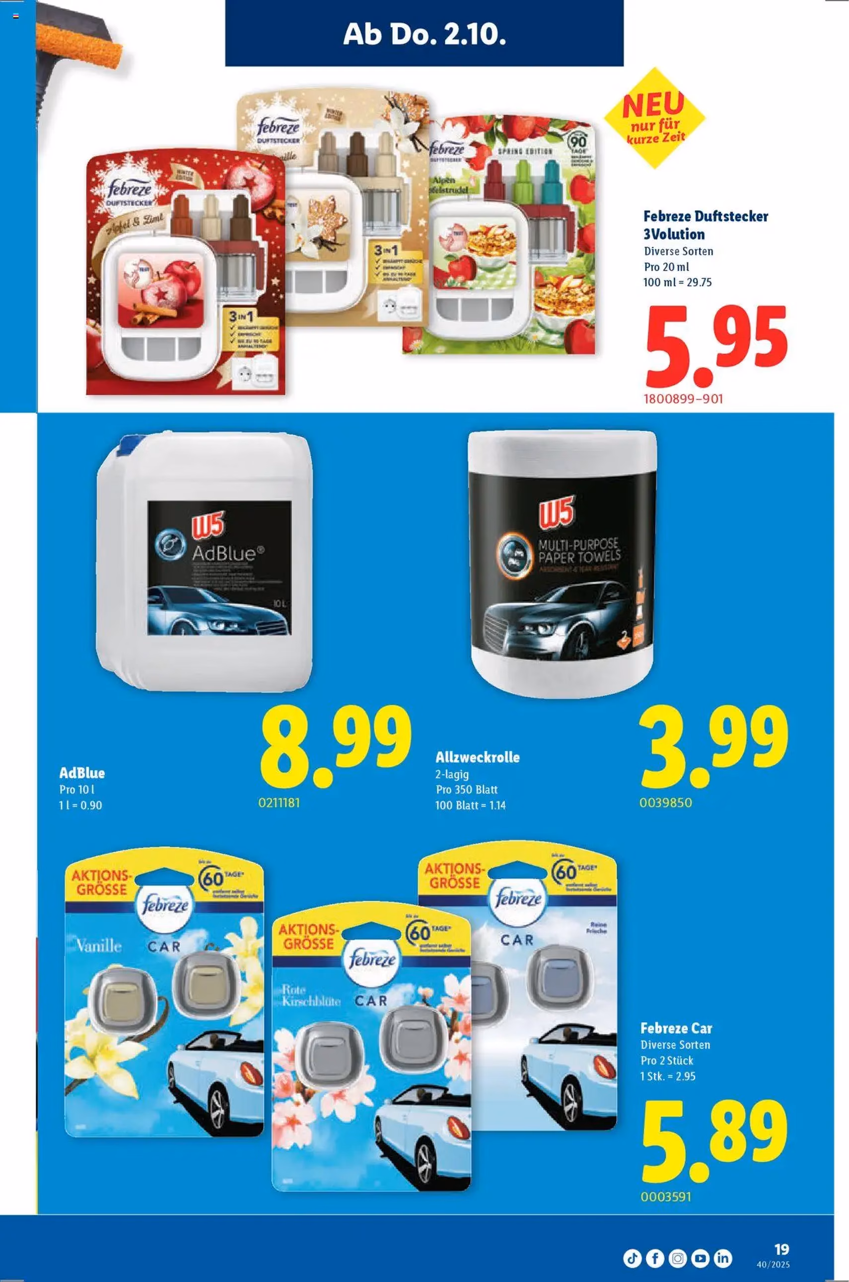 Lidl Aktionen - Gültiger Prospekt ab 02.10.2025, Seite 19 von insgesamt 36