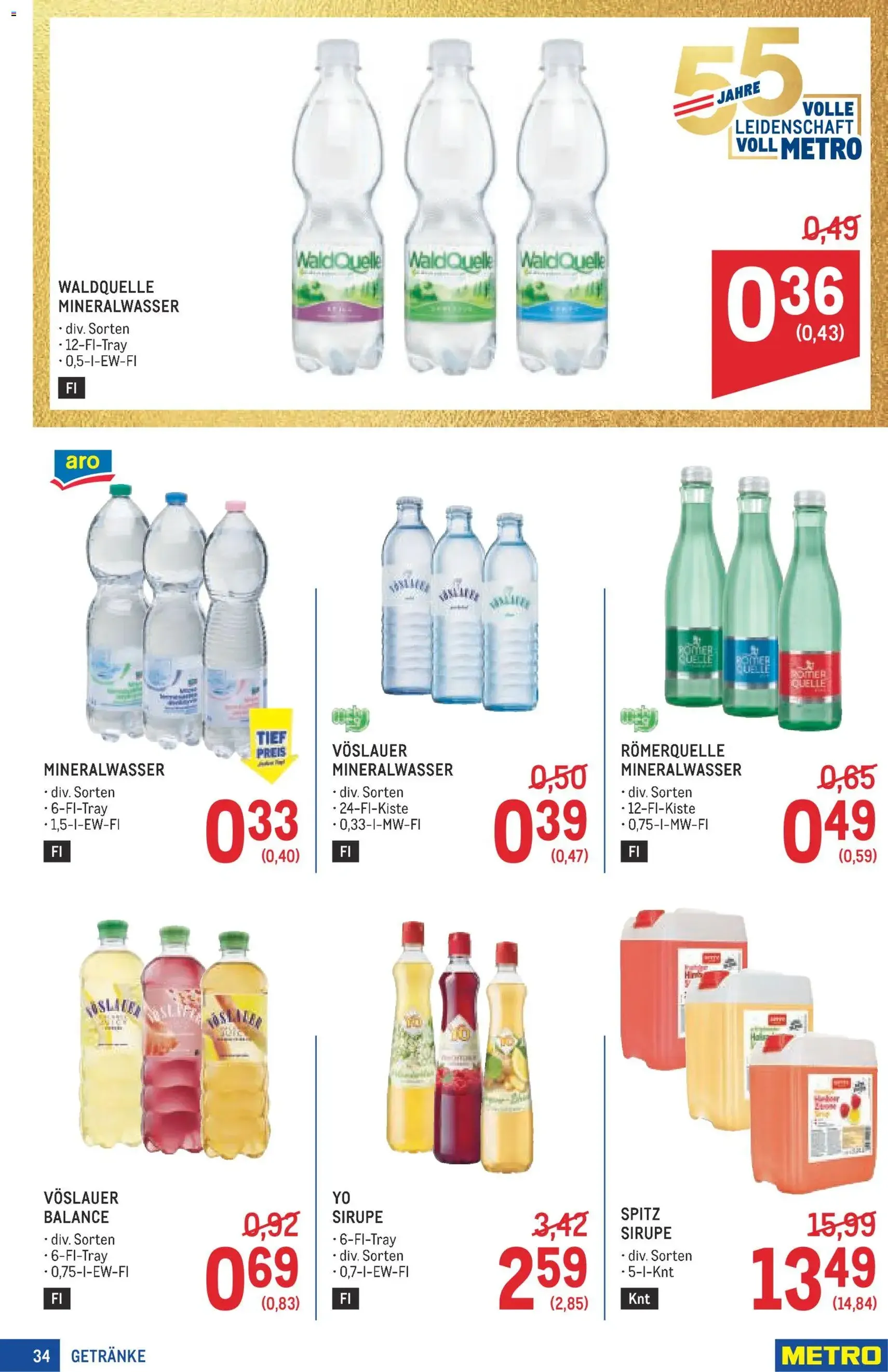 Metro angebote Profi - Gültiger Prospekt ab 15.05.2026, Seite 34 von insgesamt 64