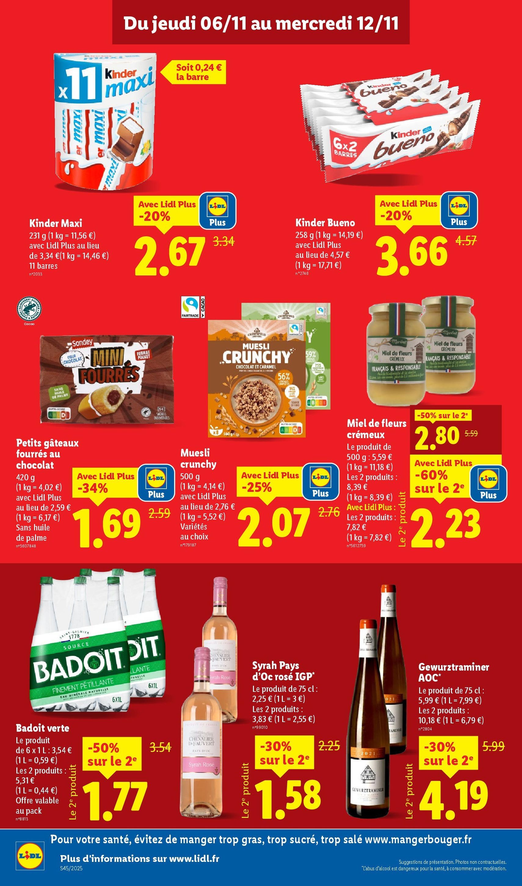 LIDL catalogue semaine 45 - brochure valable à partir du 06/11/2025, page 14 sur 95